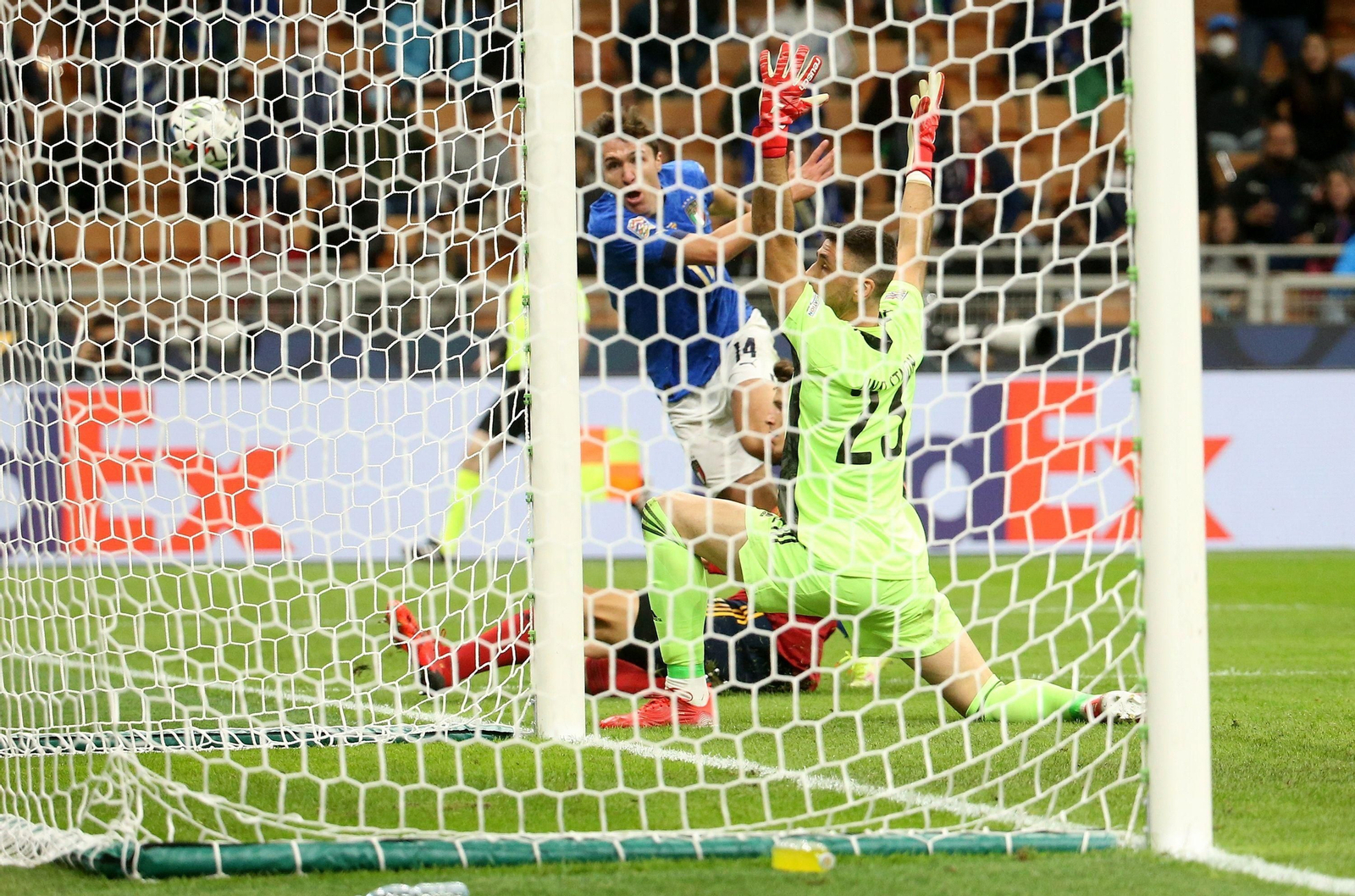 El Italia-España de la Liga de Naciones, en imágenes