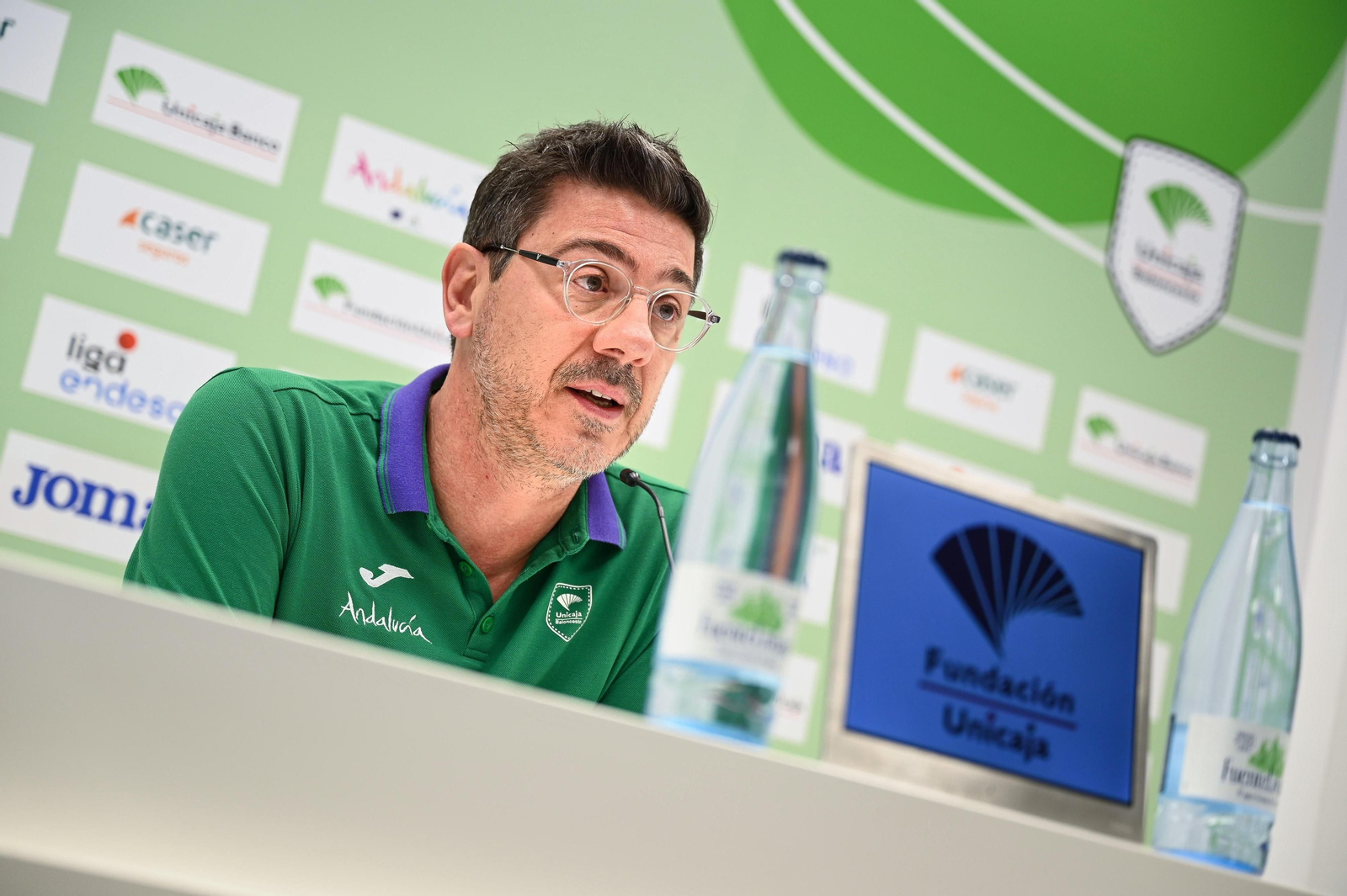 Katsikaris, en la sala de prensa.