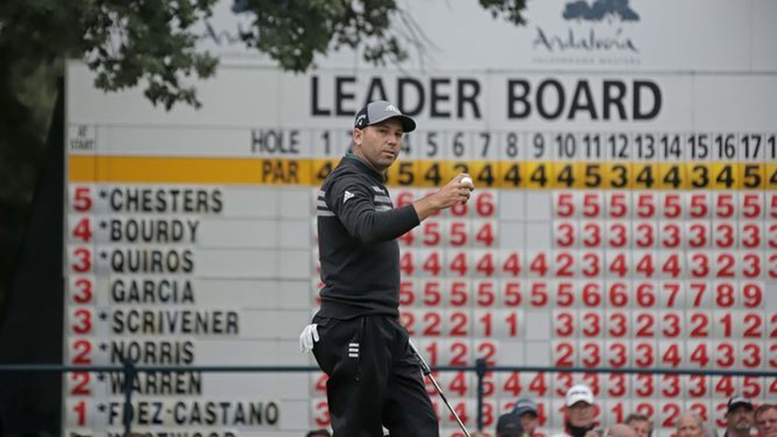 Sergio García, campeón de las tres últimas ediciones, en Valderrama el pasado día 22