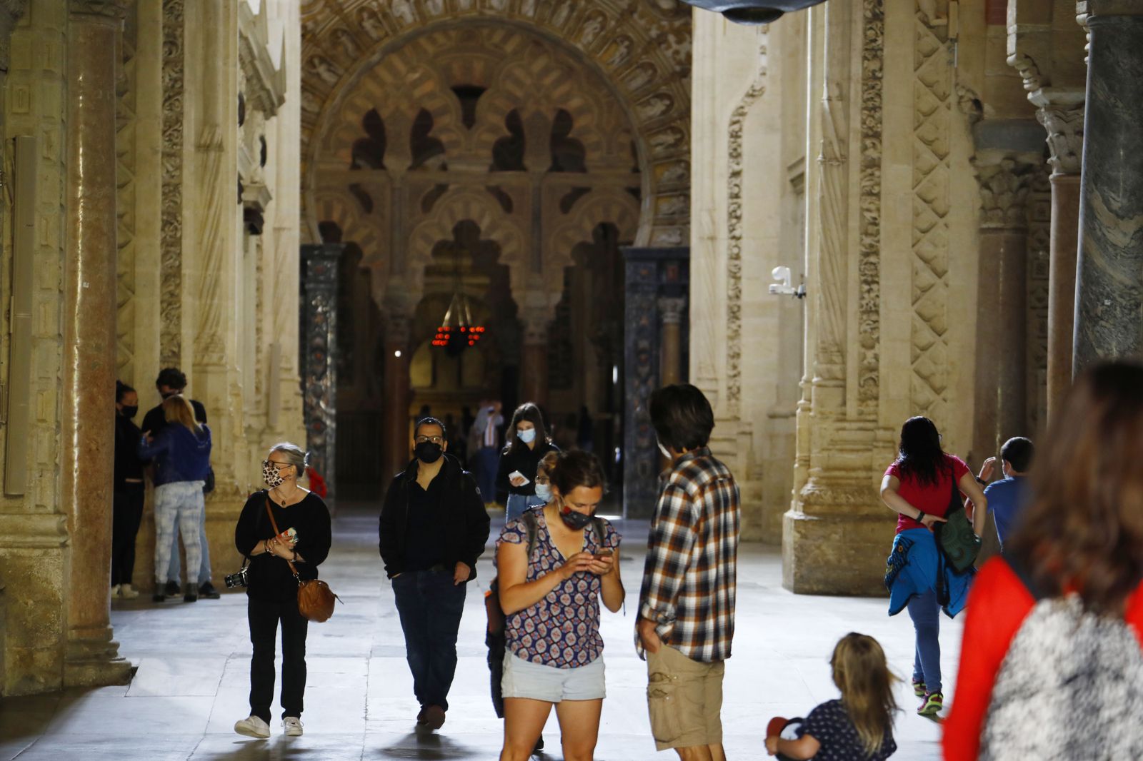 Visitas a la Mezquita Catedral durante los fines de semana, en imágenes