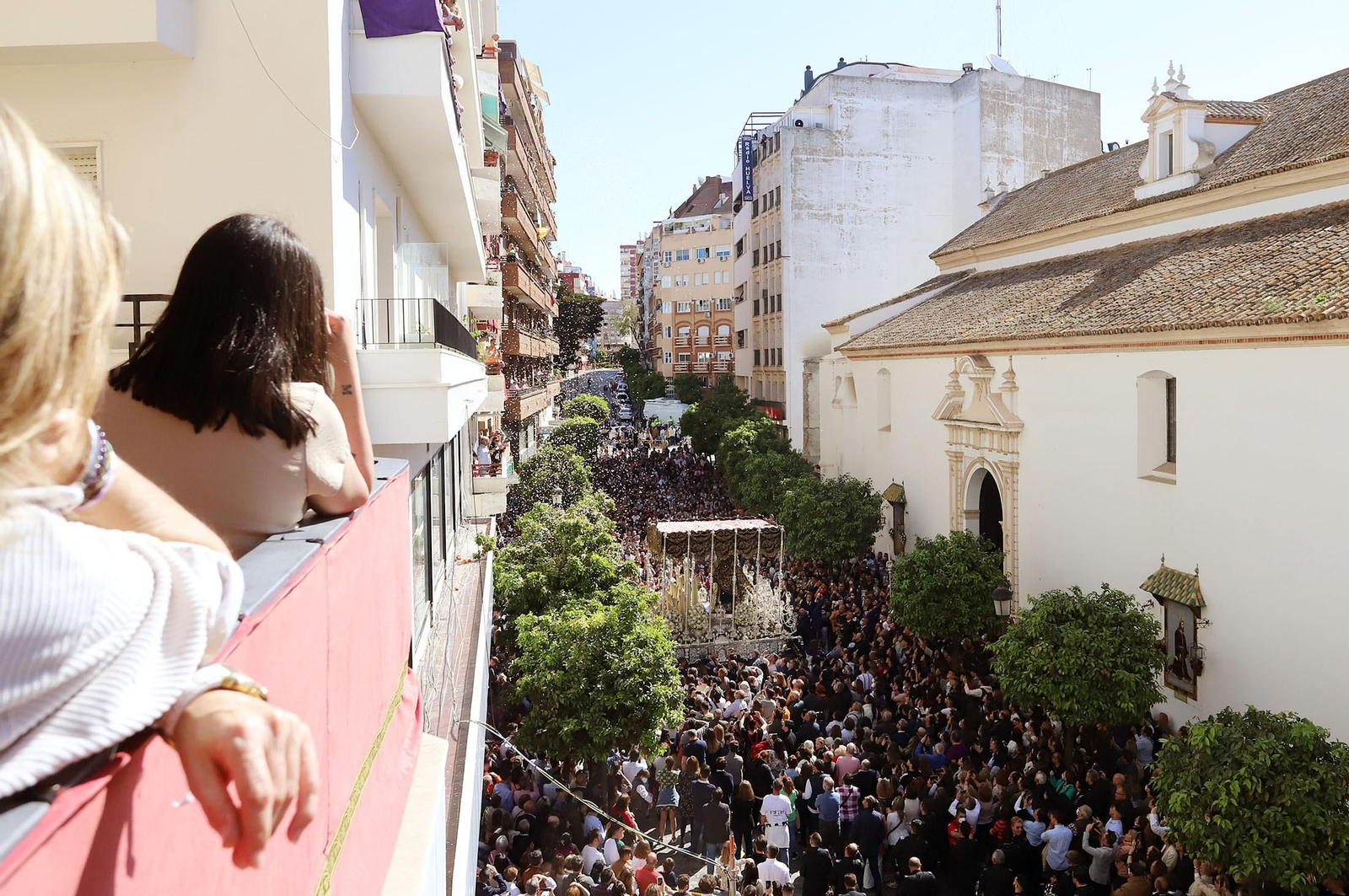 Imágenes del Nazareno en la madrugá de Huelva