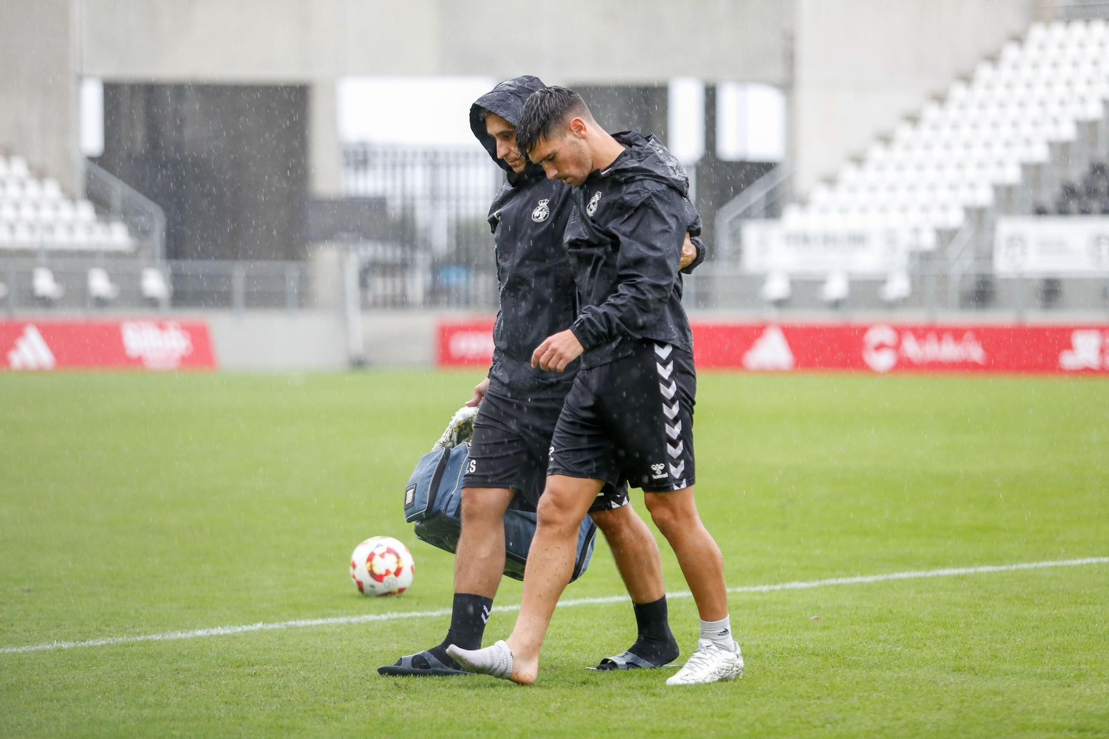 Las fotos del primer entrenamiento de Javi Moreno al frente de la Balona en La Línea