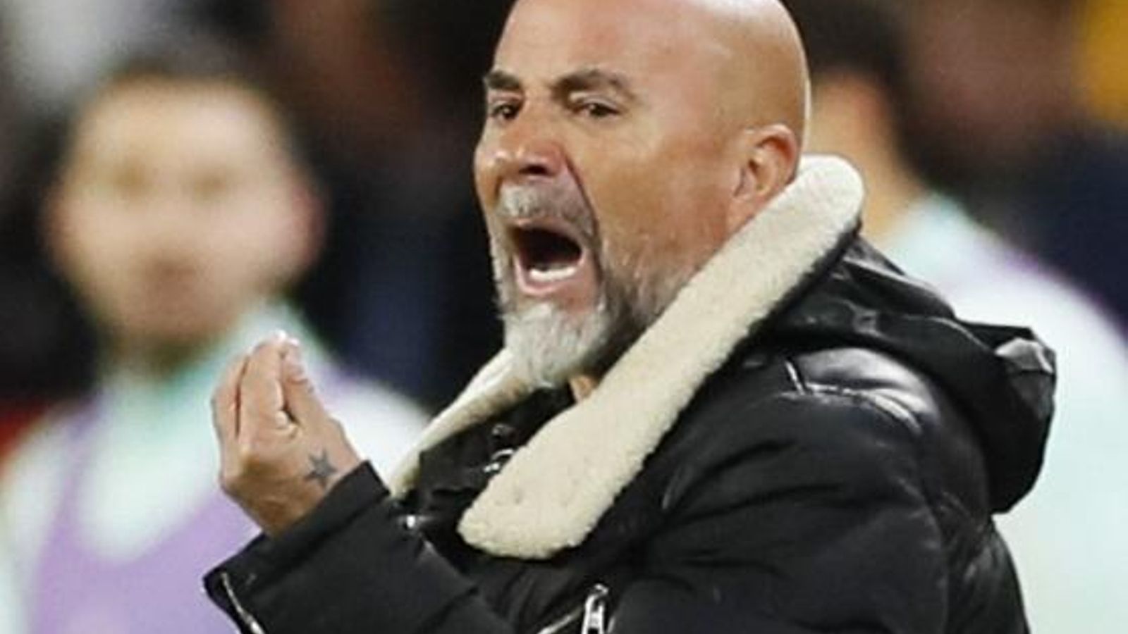 Sampaoli, en el partido ante el Osasuna.