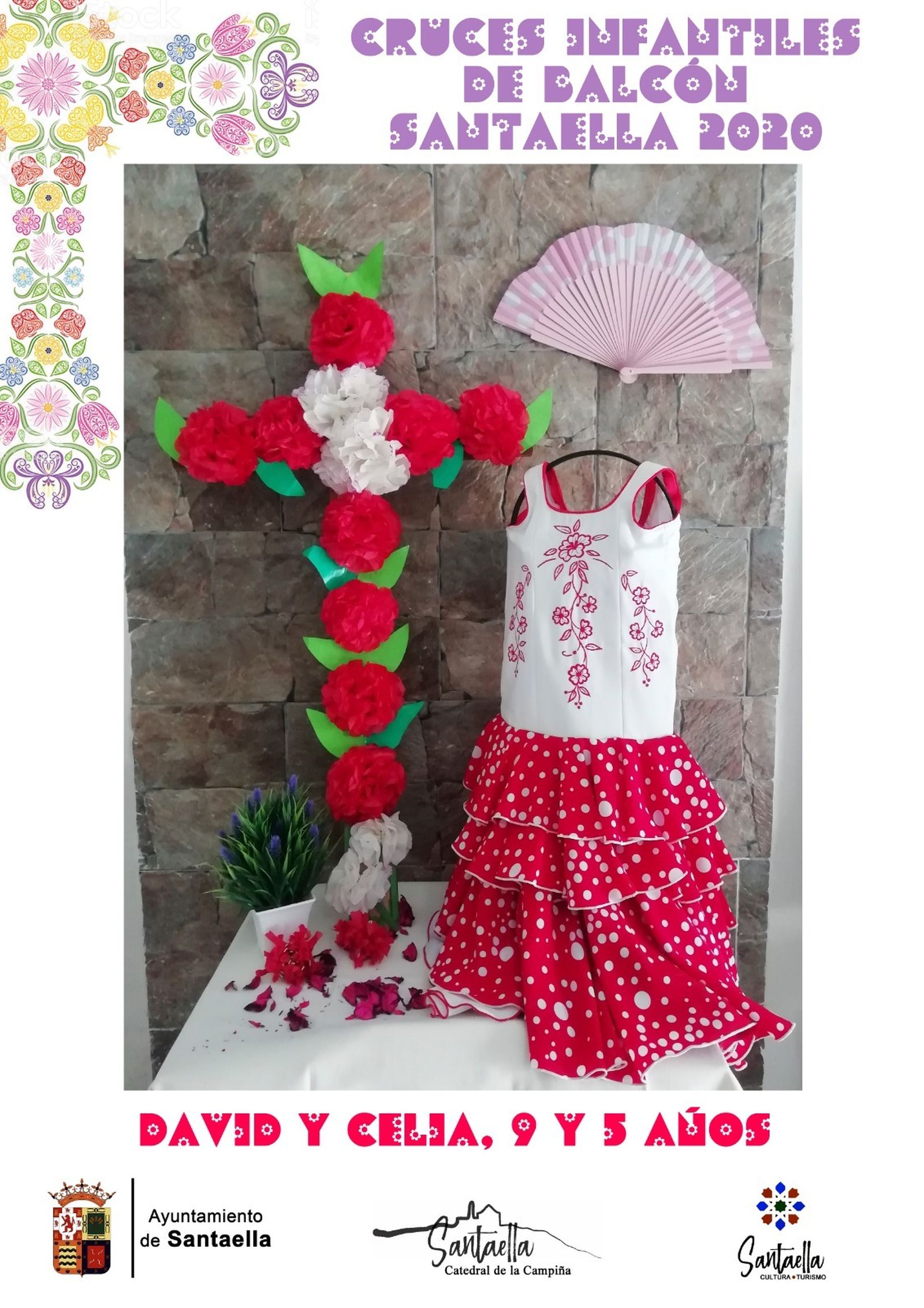 Así son las Cruces de Mayo de los niños de Santaella