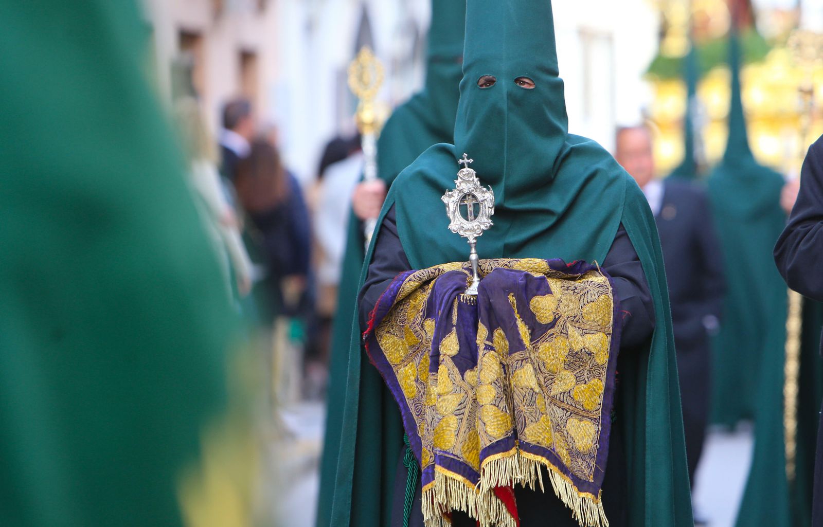 Imágenes de la salida procesional de Vera Cruz