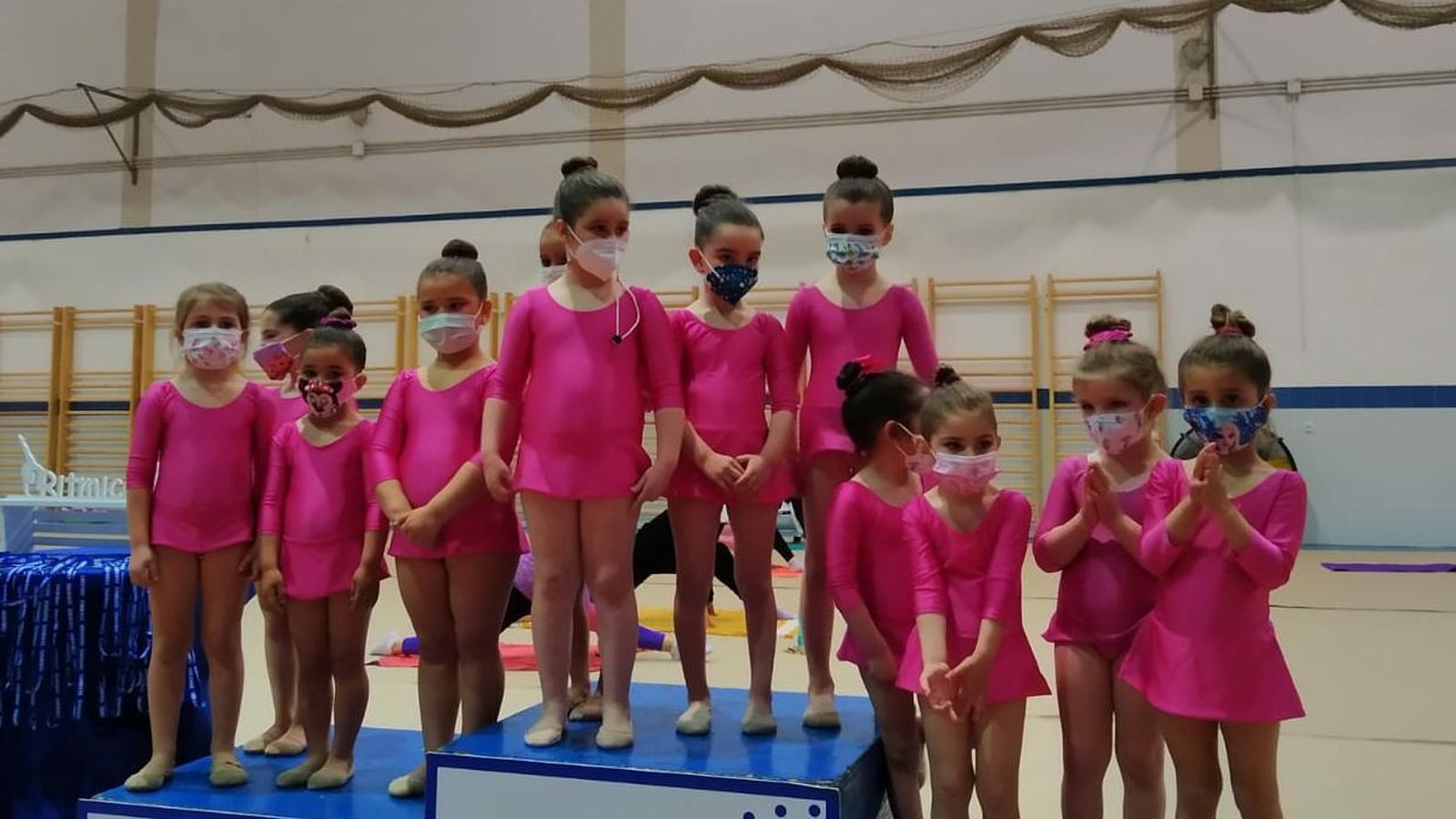 Equipo de la categoría Escuela de 3 y 4 años.