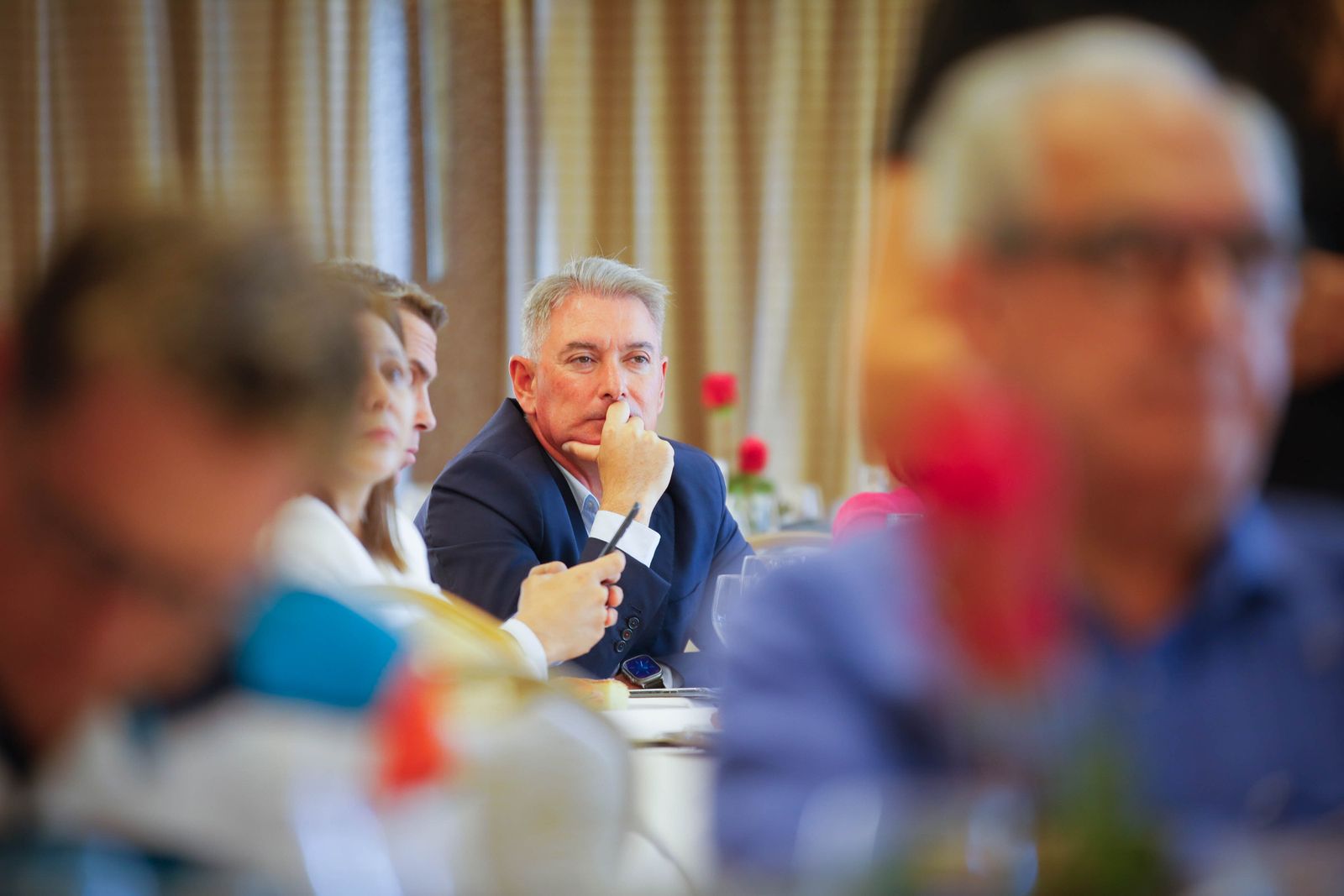 Imágenes del desayuno coloquio de Diario de Almería, con Jesús Barranco, CEO de La Unión
