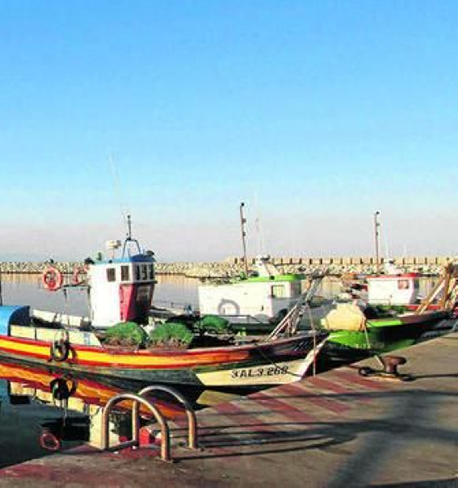 Pesqueros amarrados en el puerto de La Atunara, en una imagen reciente.