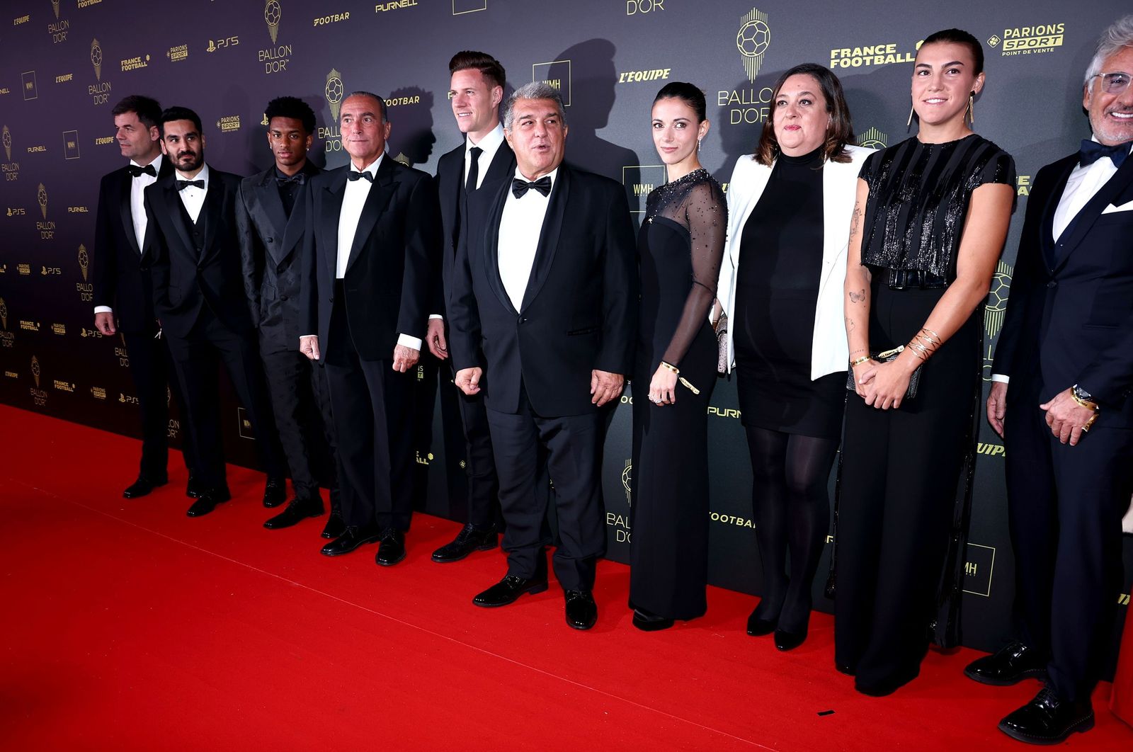 Las fotos del Balón de Oro