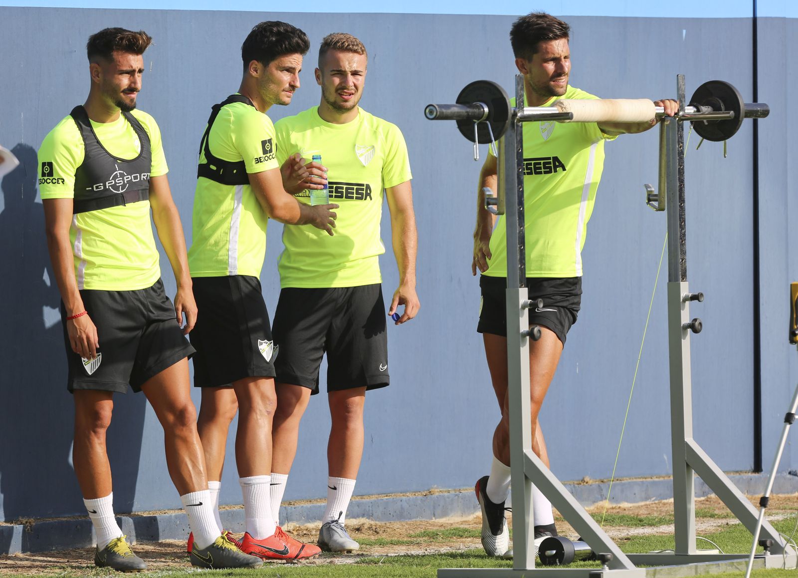 Las fotos del entrenamiento del Málaga en el Anexo de La Rosaleda