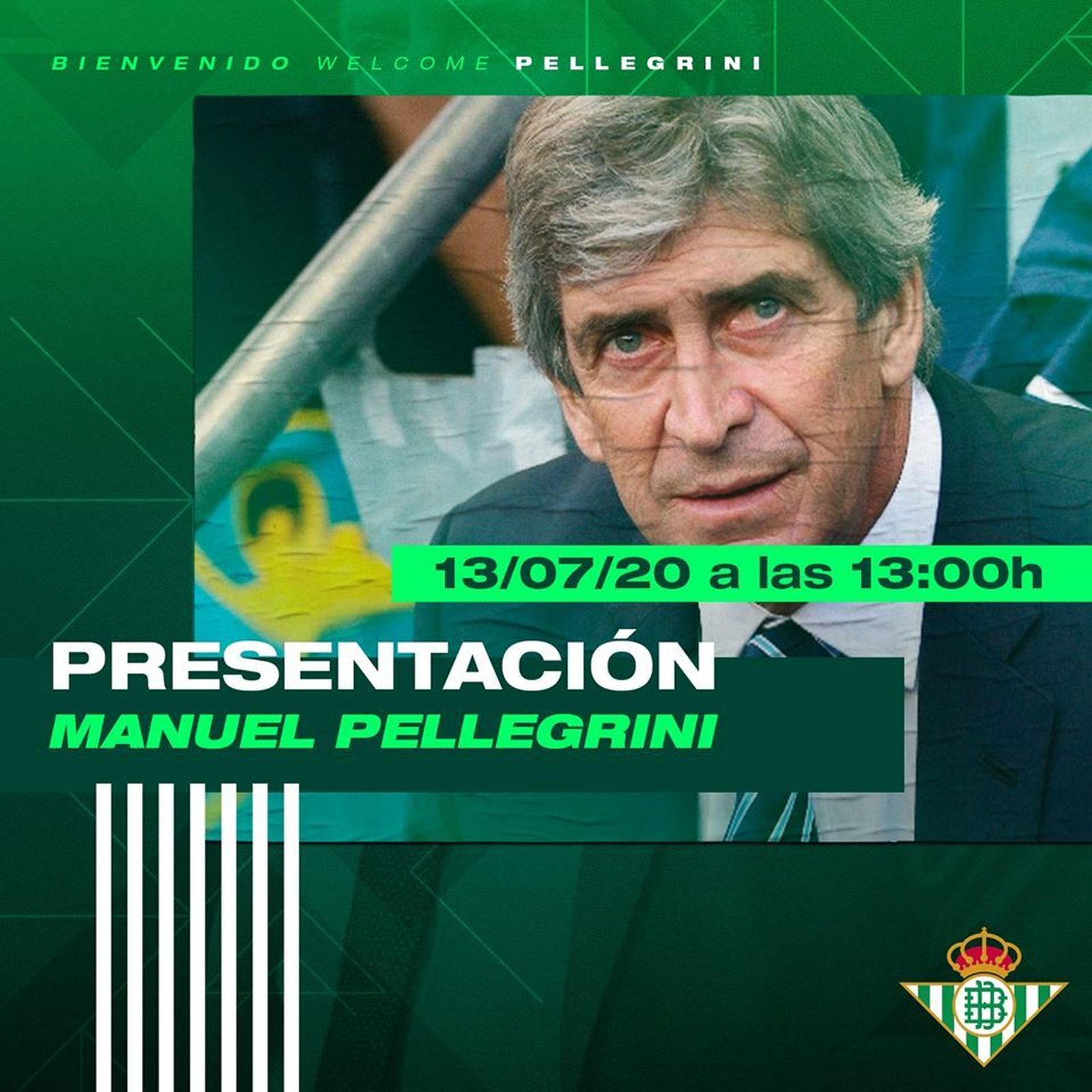 En directo: Presentación de Pellegrini como entrenador del Betis