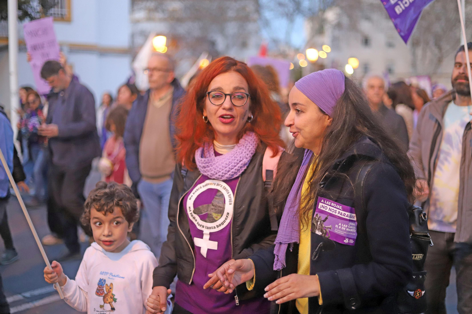 Imágenes de la manifestación del 8 de marzo, Día Internacional de la Mujer