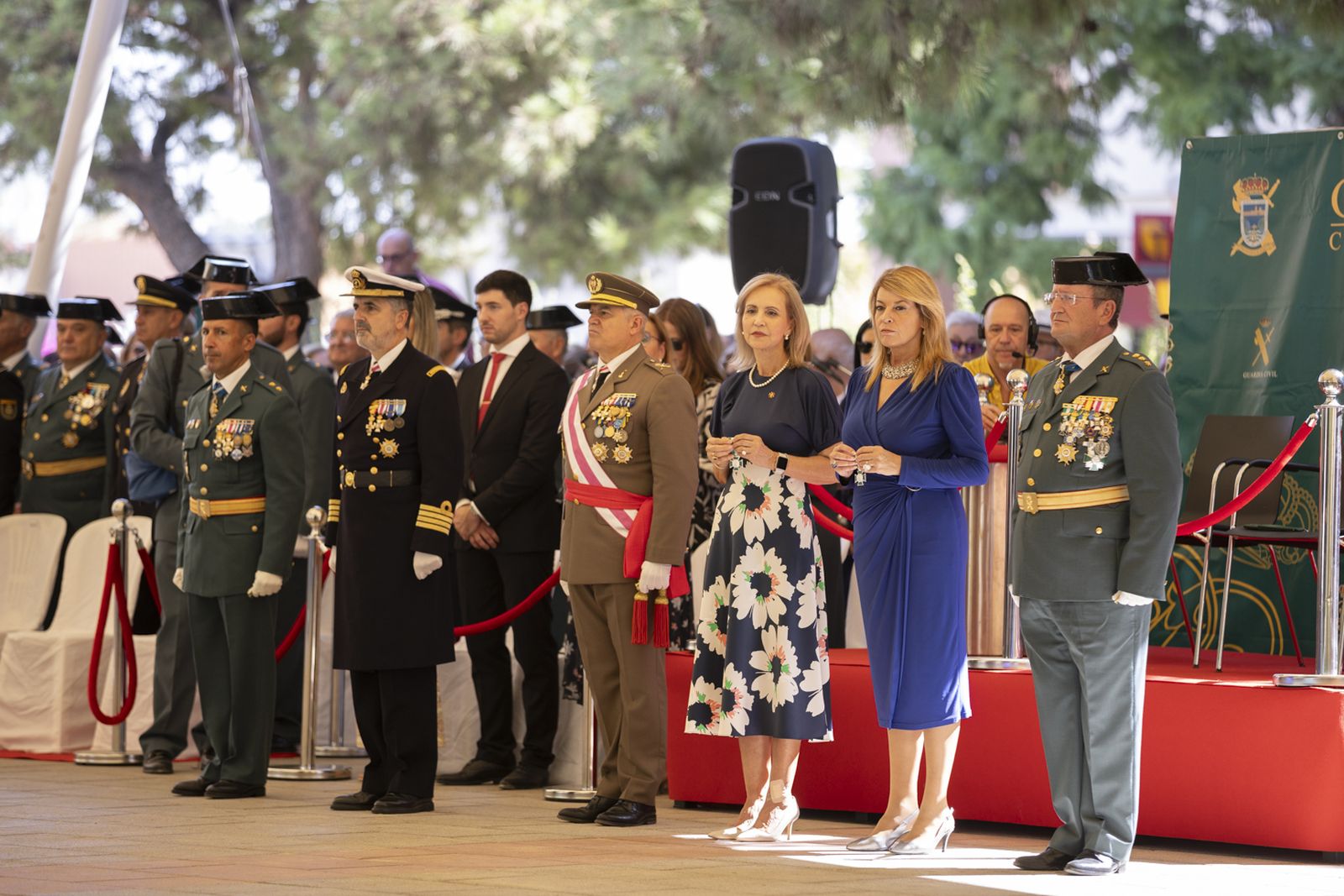 Imágenes de los actos de celebración de la festividad de la patrona de la Guardia Civil, la Virgen del Pilar.