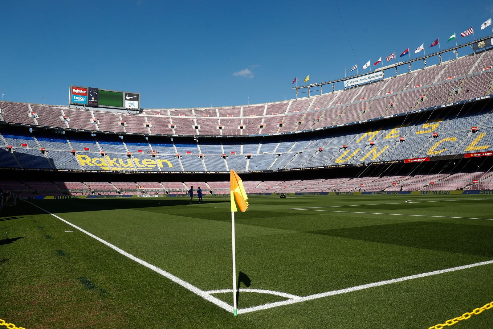 Las gradas del Camp Nou