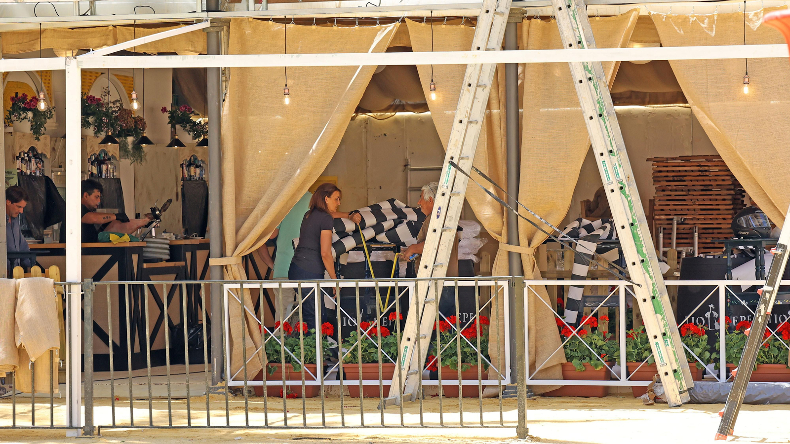 Sábado de Feria y alumbrado en Jerez
