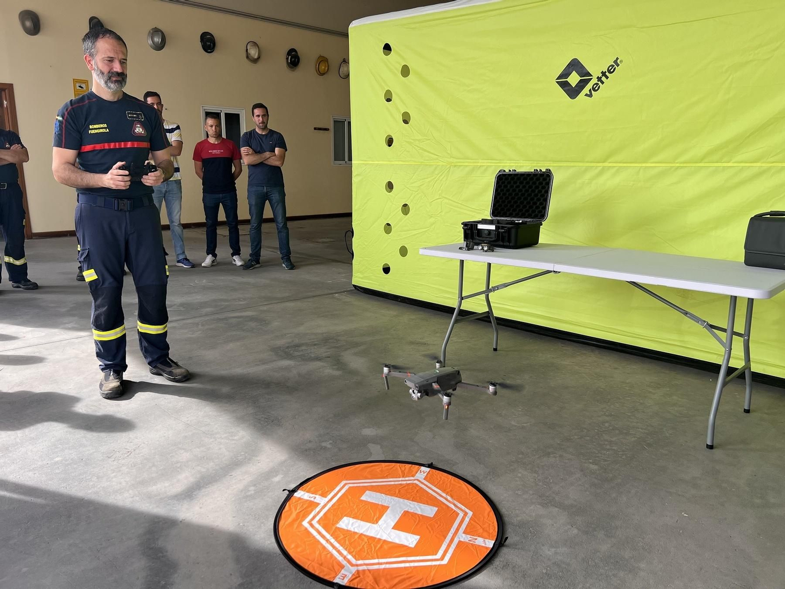 El jefe de servicio de Bomberos de Fuengirola, , Julián Bueno.