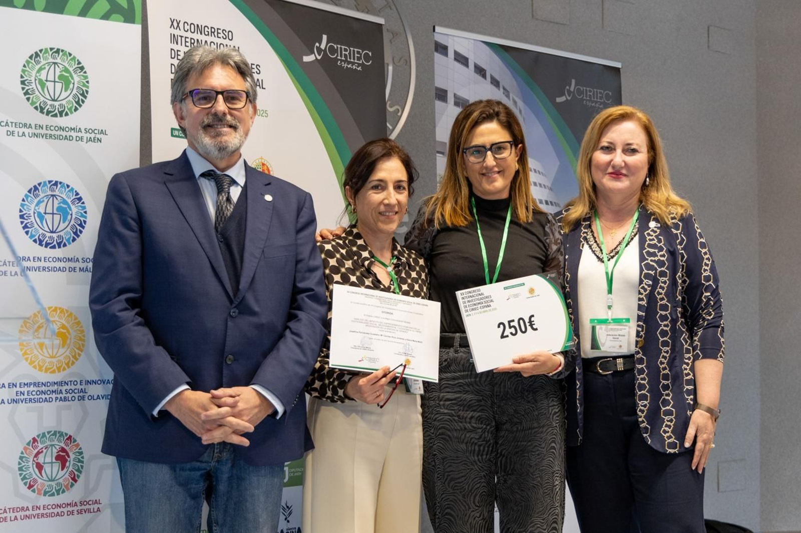 Entrega de premios y clausura del XX Congreso Internacional de Investigadores de Economía Social de Ciriec-España