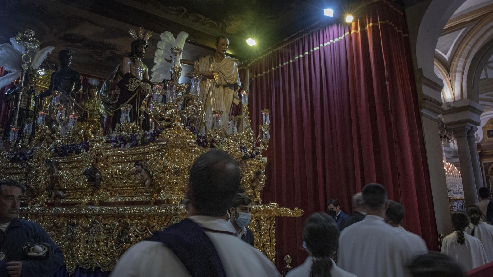 Interior de la Parroquia de San Benito
