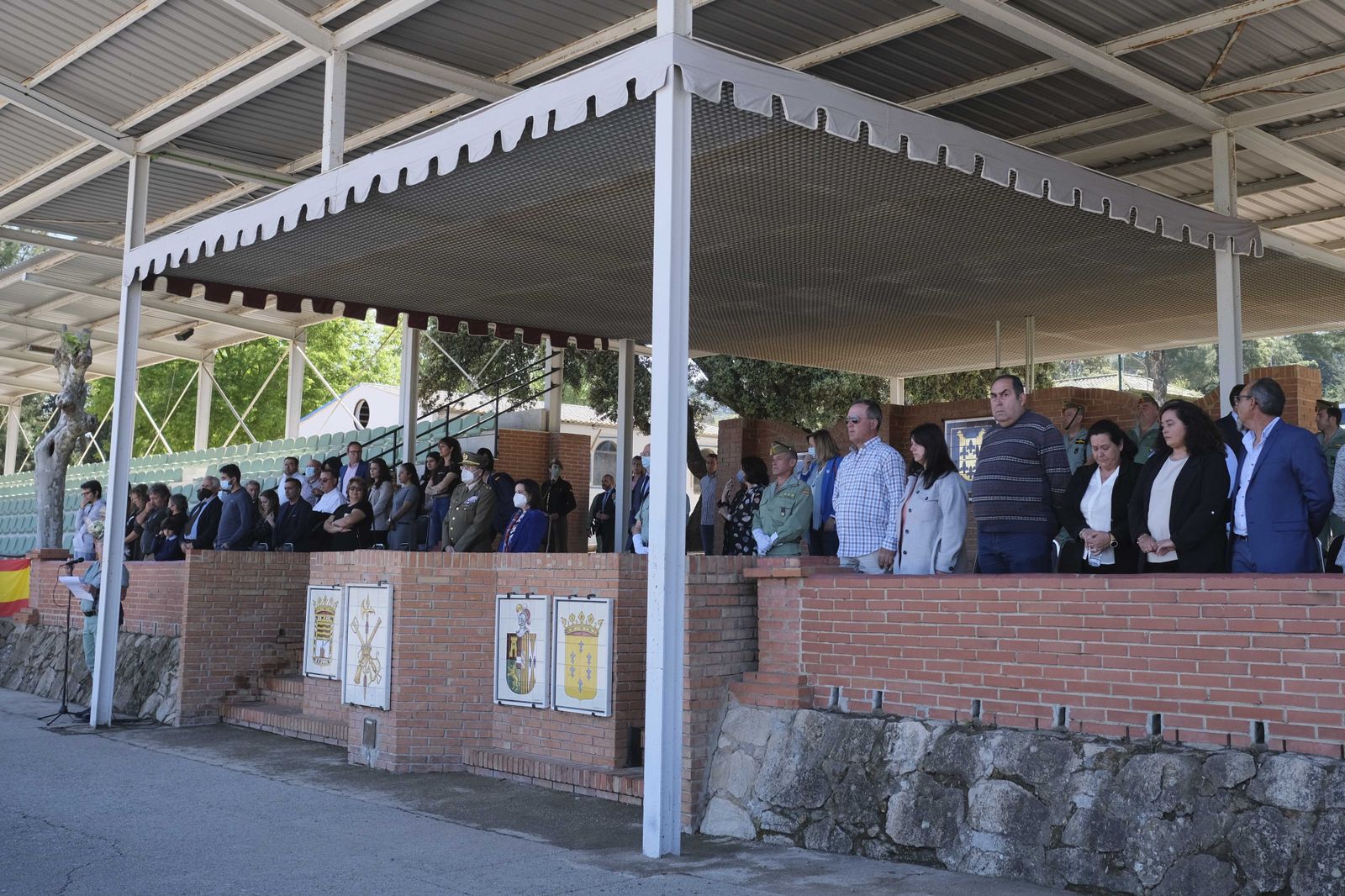Homenaje de La Legión a los militares fallecidos, en fotos.