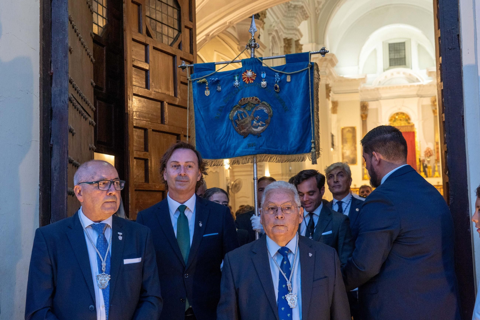Imágenes del traslado de Nuestra Señora de la Cinta a la Parroquia Mayor de San Pedro