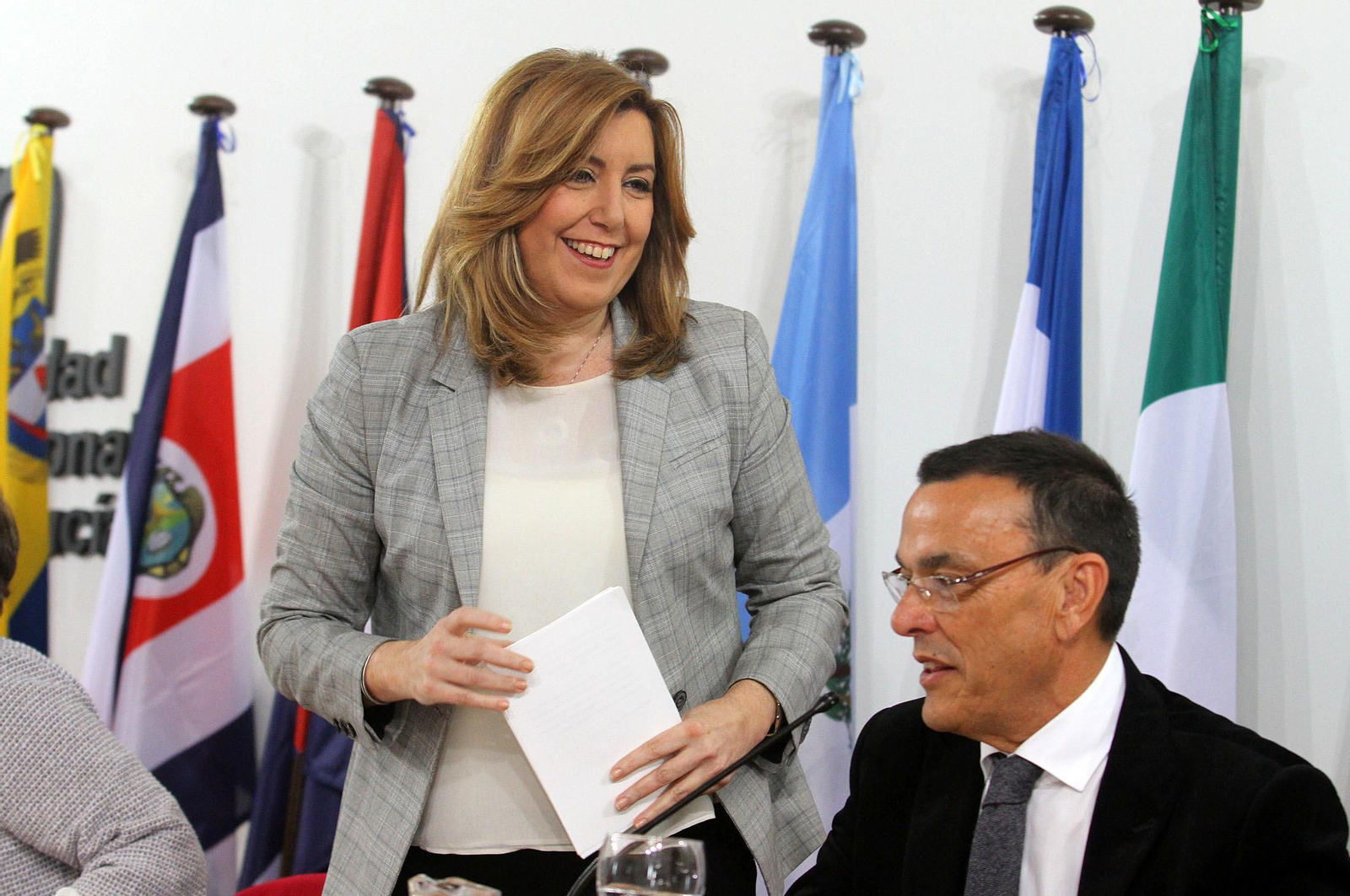 Susana Díaz, en La Rábida