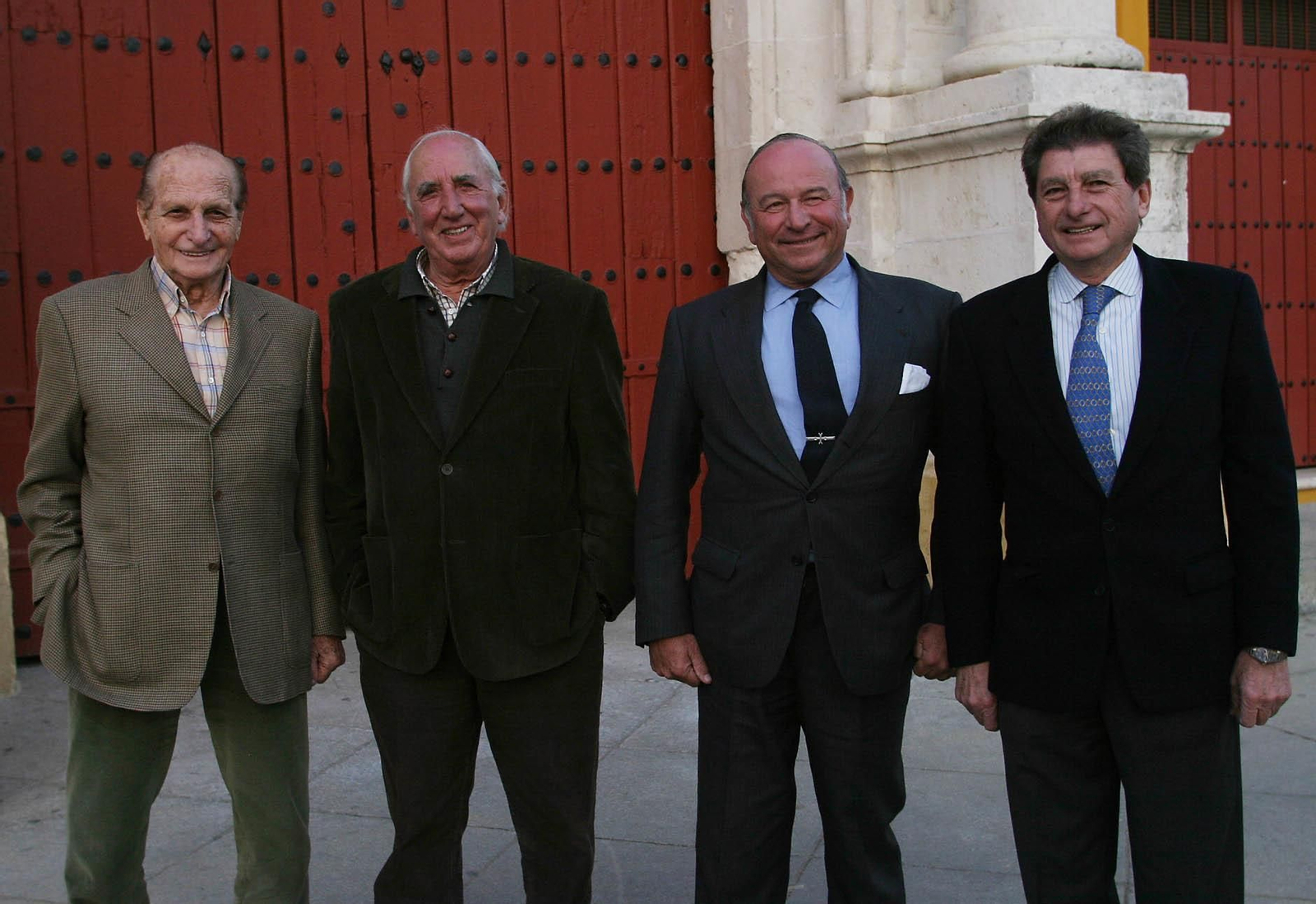 Con Lupi, Álvaro Domecq Romero y su hermano Rafael (Los cuatro jinetes del Apoteosis).