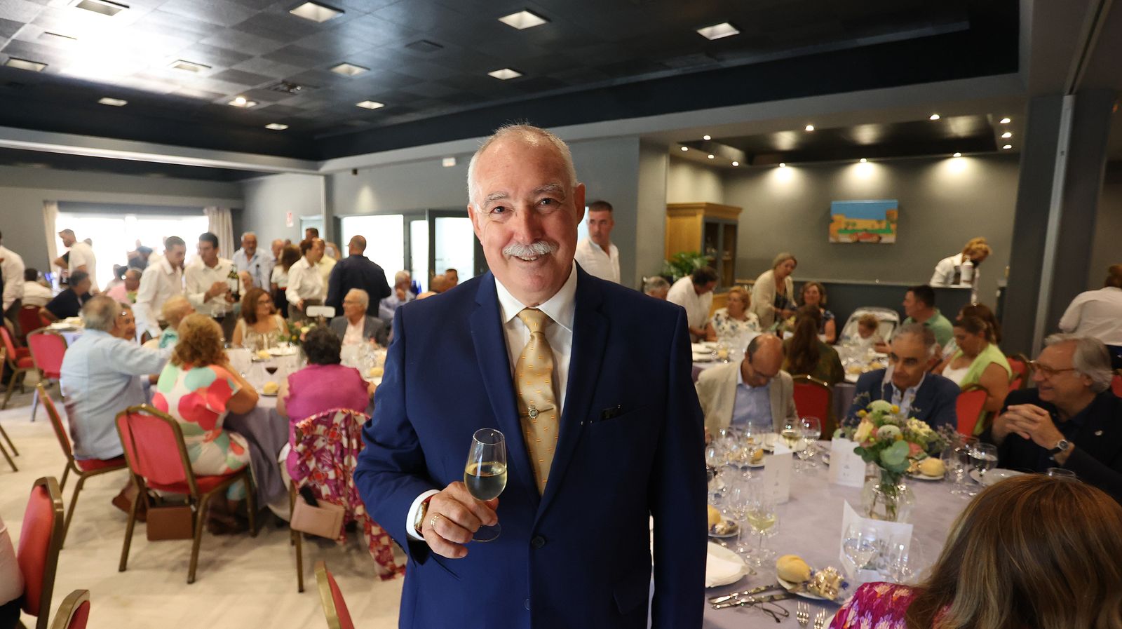 Despedida a Antonio Padillo por su jubilación como inspector de Policía Nacional de Jerez, el pasado verano.