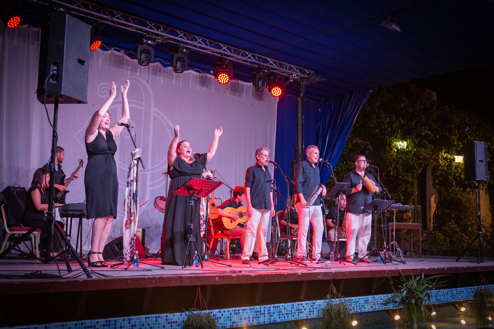 El grupo Nuevos Aires durante una de sus actuaciones.