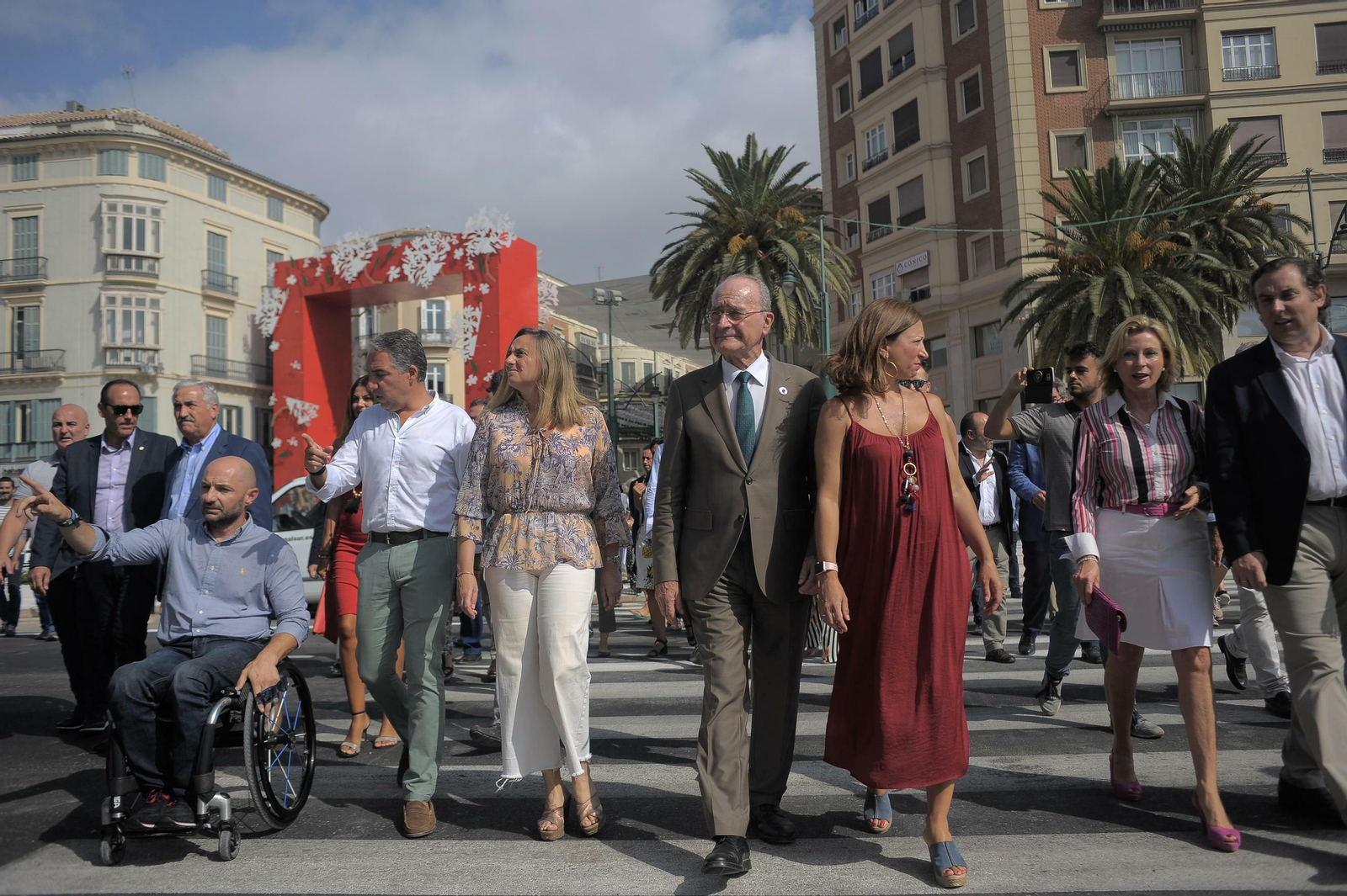 Fotos de la inauguración de los trabajos de reurbanización de la Alameda Fotos de la inauguración de los trabajos de reurbanización de la Alameda