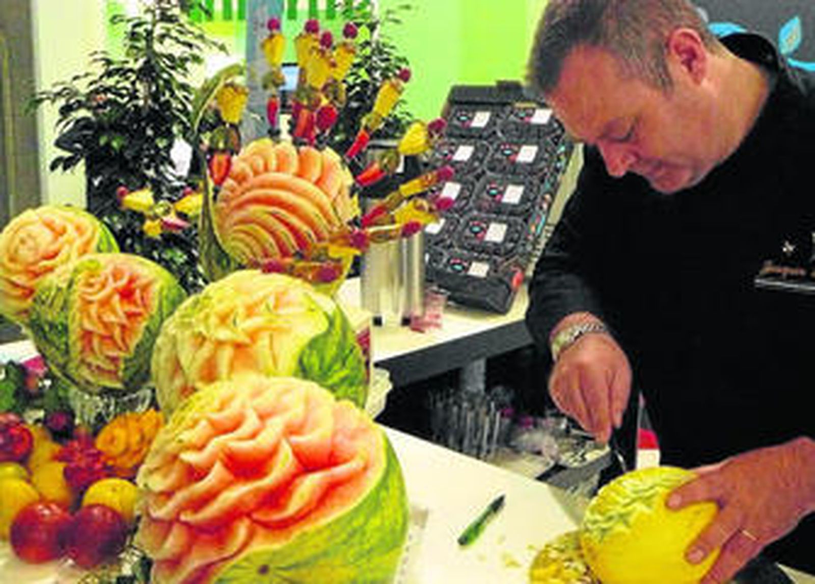 Liria realizó una demostración en Fruit Logística.