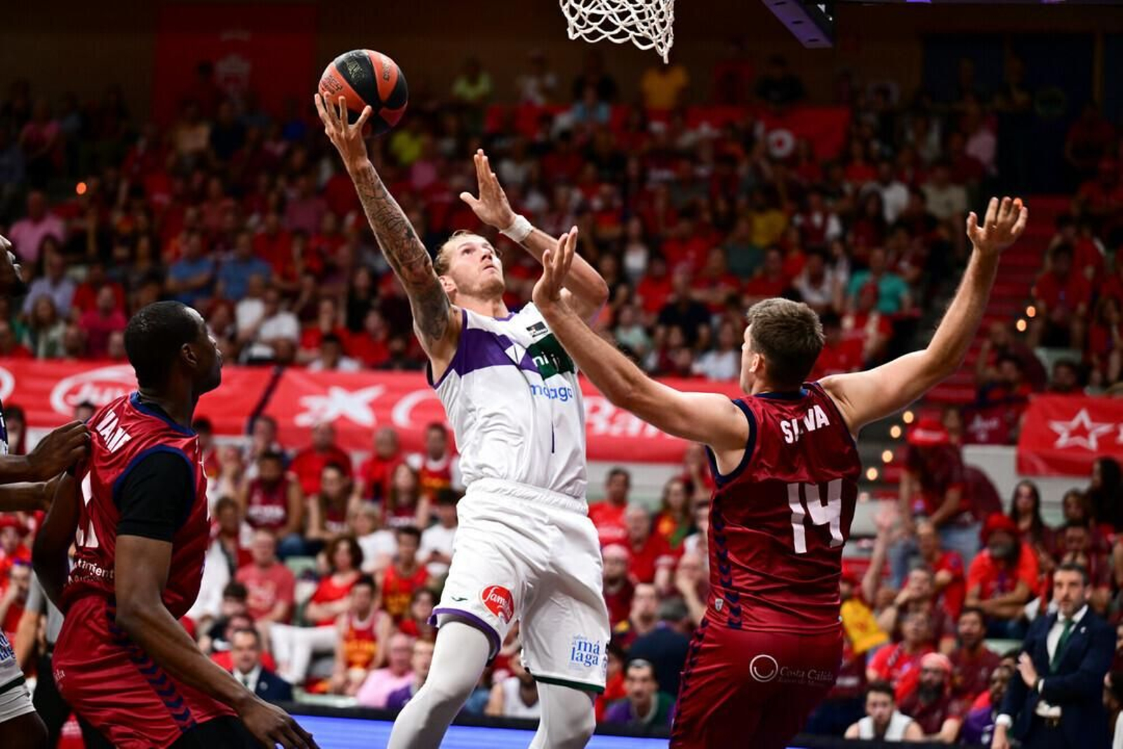 Osetkowski, durante el tercer partido de la semifinal