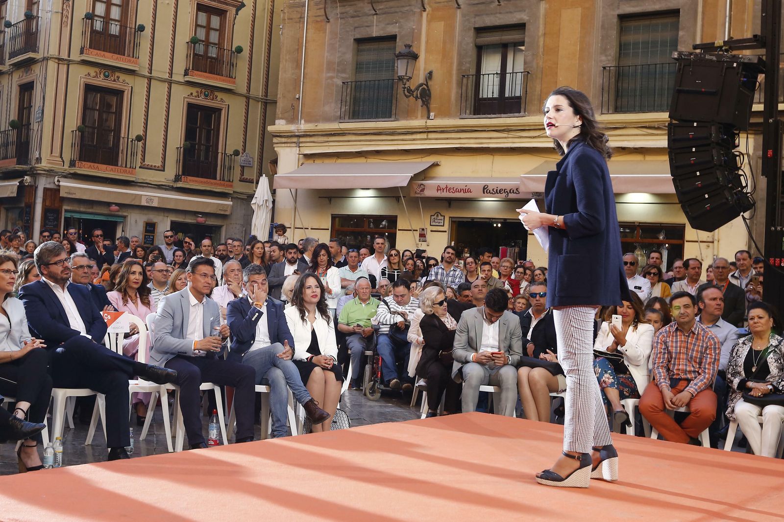 Imágenes del acto de Inés Arrimadas en Granada