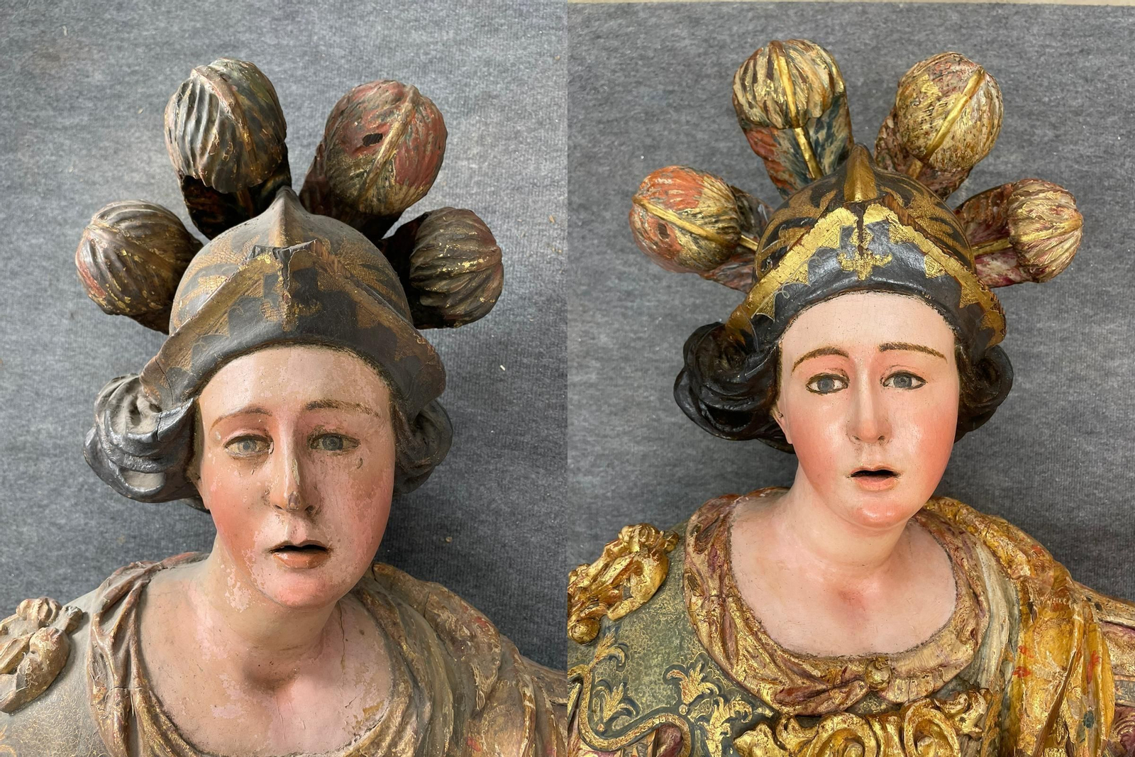 Antes y después de uno de los ángeles Antes y después de uno de los ángeles