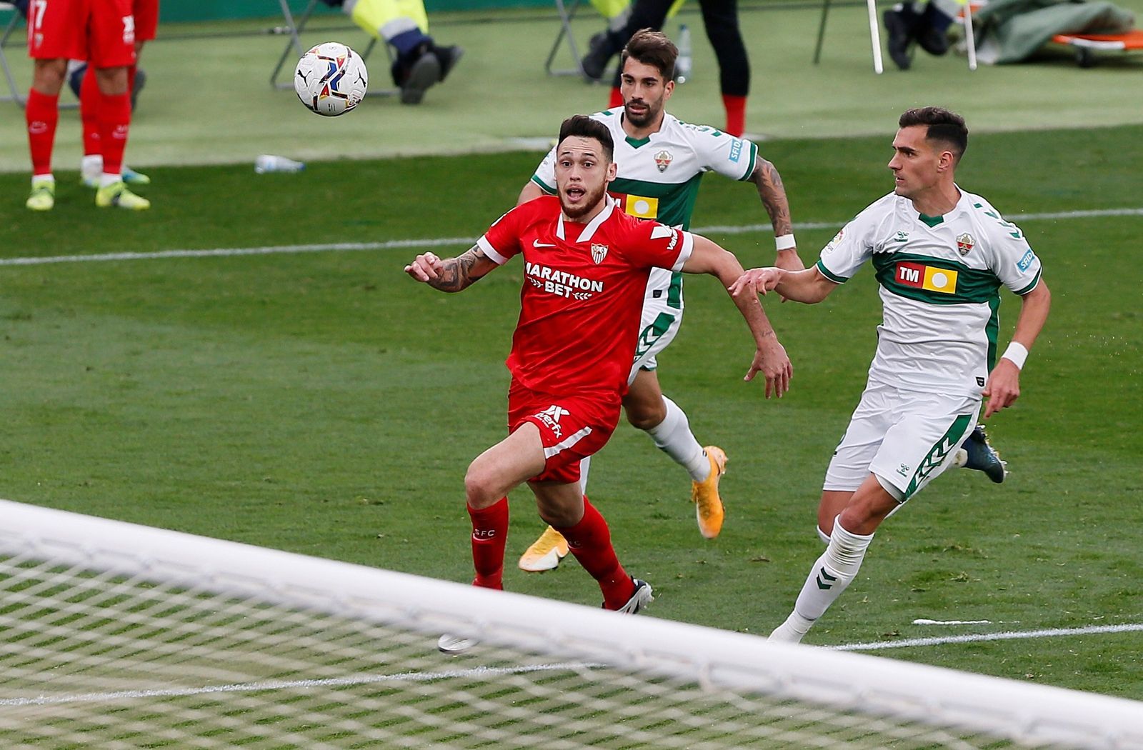 Las imágenes del Elche-Sevilla