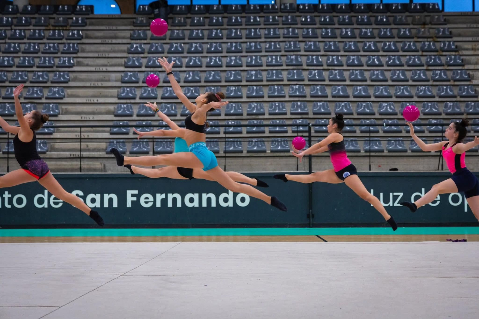 Entrenamientos del Club de Gimnasia Rítima San Fernando