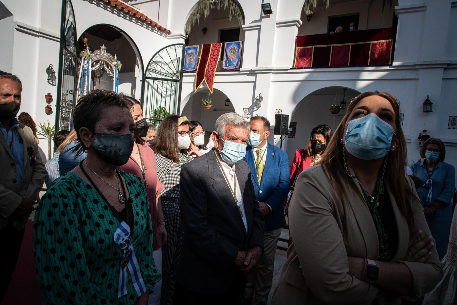 Imágenes de la misa de romeros de la Hermandad de Huelva
