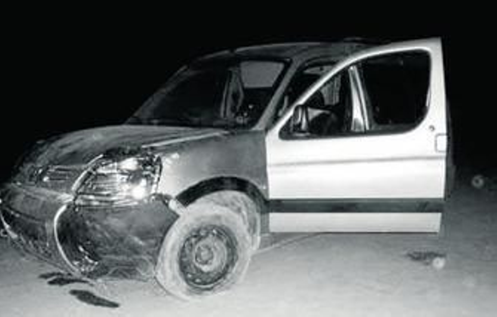 Estado en que quedó el vehículo después del accidente.