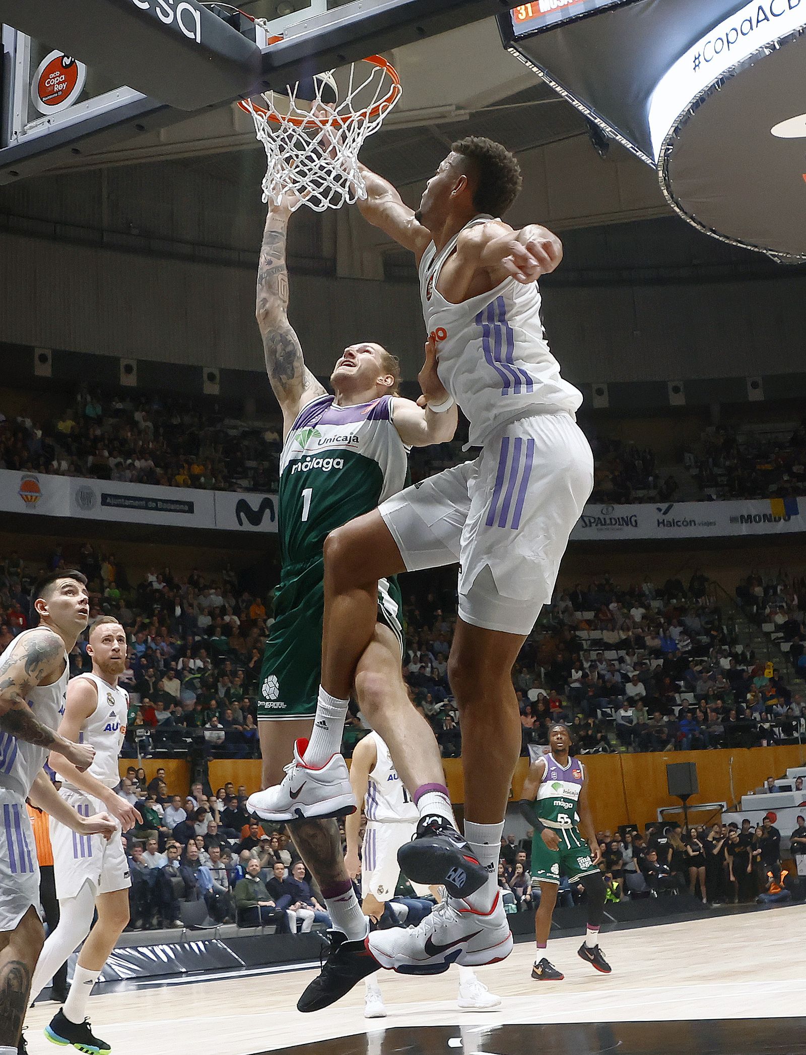 El Real Madrid-Unicaja de Copa del Rey, en imágenes