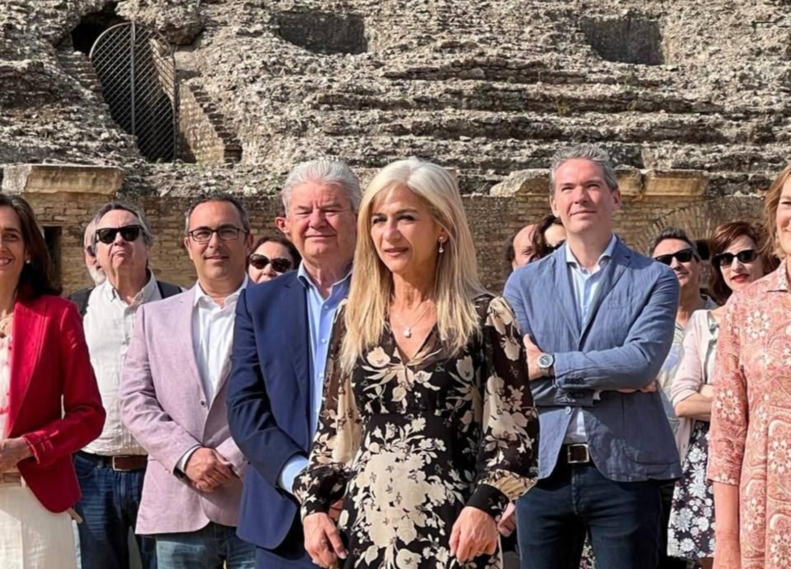 La presentación del festival en Itálica, Sevilla.