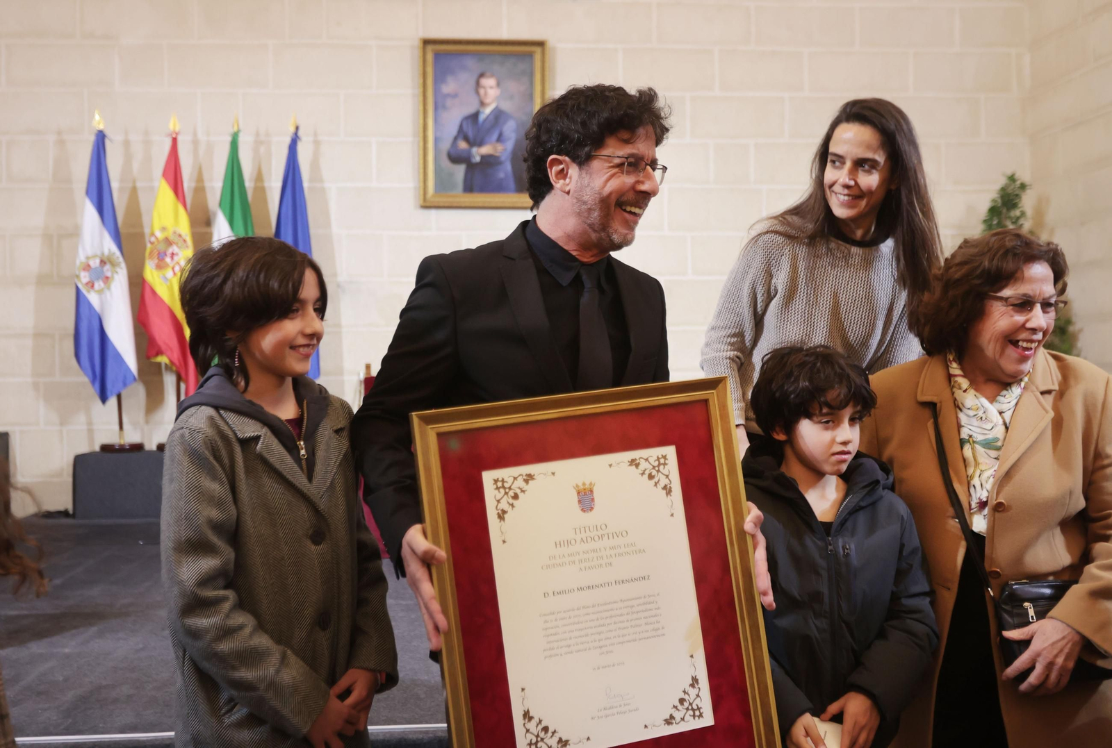 Emilio Morenatti ya es Hijo Adoptivo de Jerez