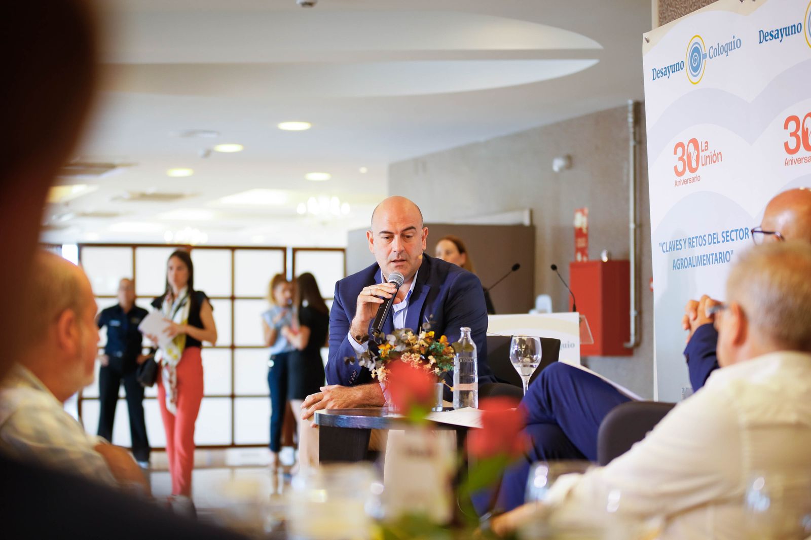 Imágenes del desayuno coloquio de Diario de Almería, con Jesús Barranco, CEO de La Unión