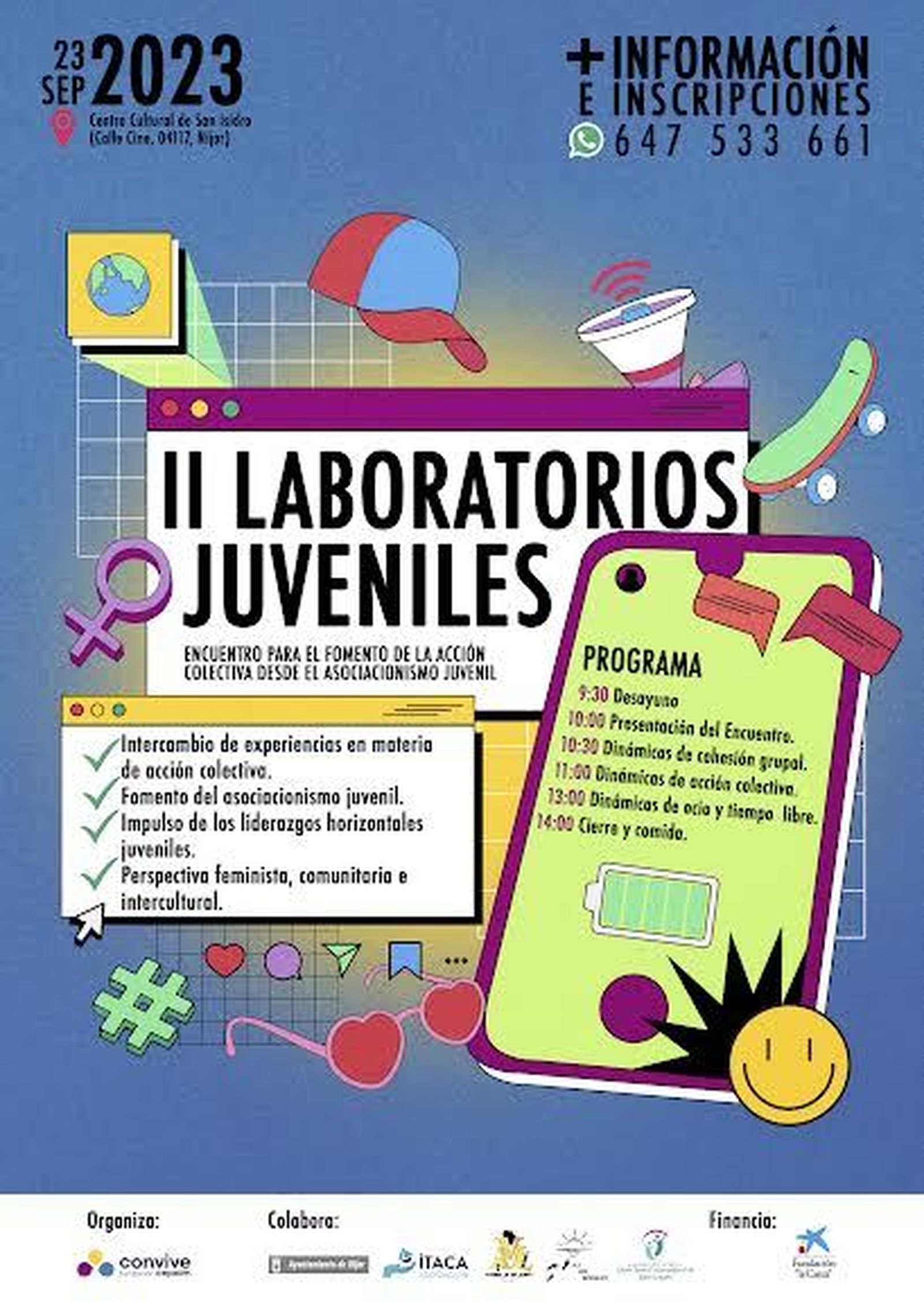 Cartel anunciador de la segunda edición de estos encuentros juveniles de debate y reflexión