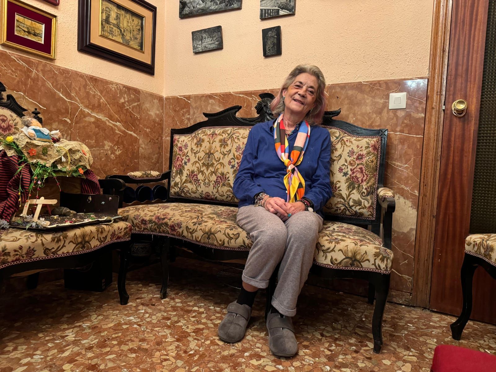 La protagonista del 9N en Málaga, Mari Carmen Hueso