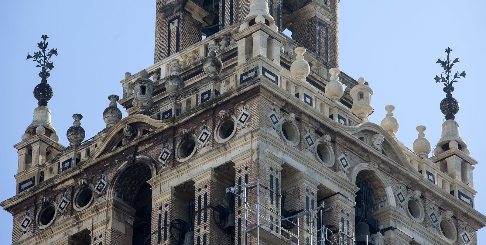 Trabajos de restauración en la Catedral.
