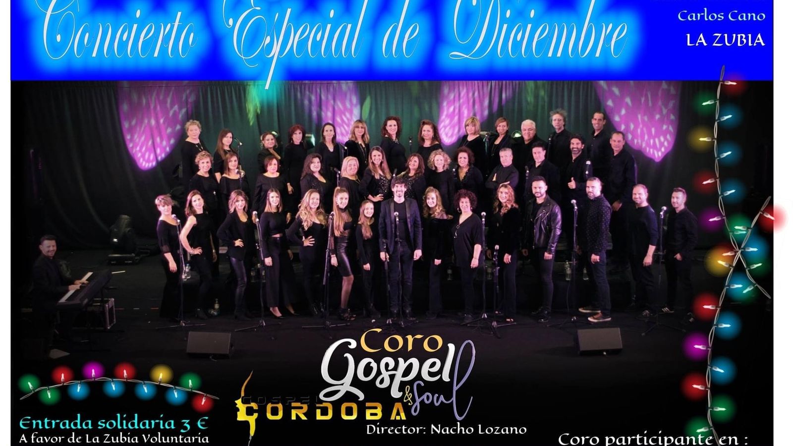 Cartel del concierto