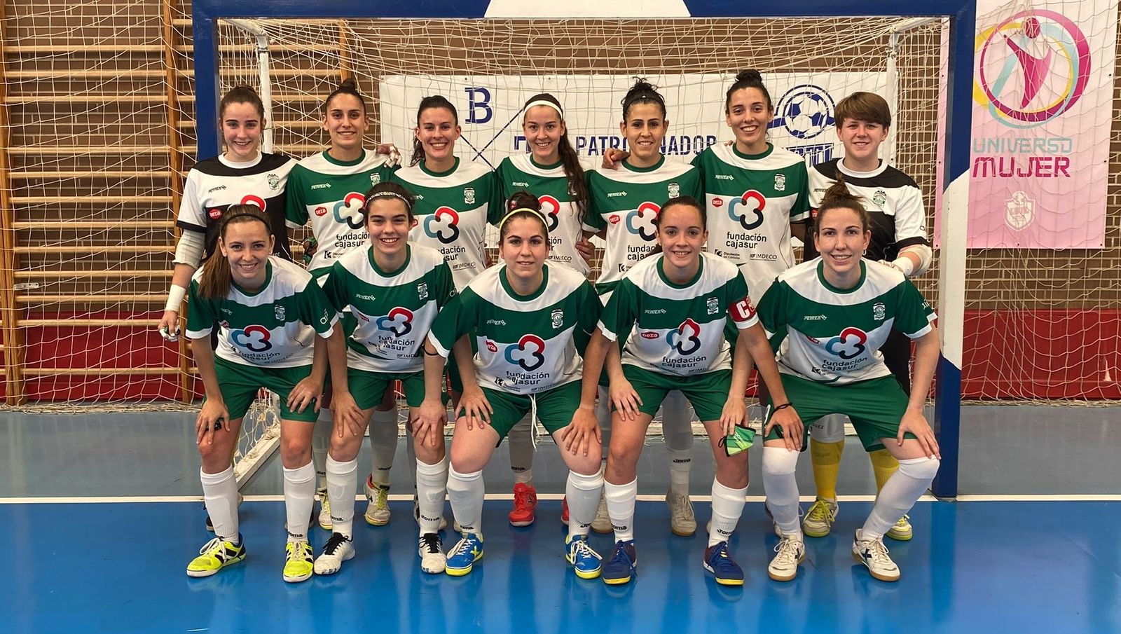 Formación inicial del Deportivo Córdoba en su duelo ante el Alcantarilla.