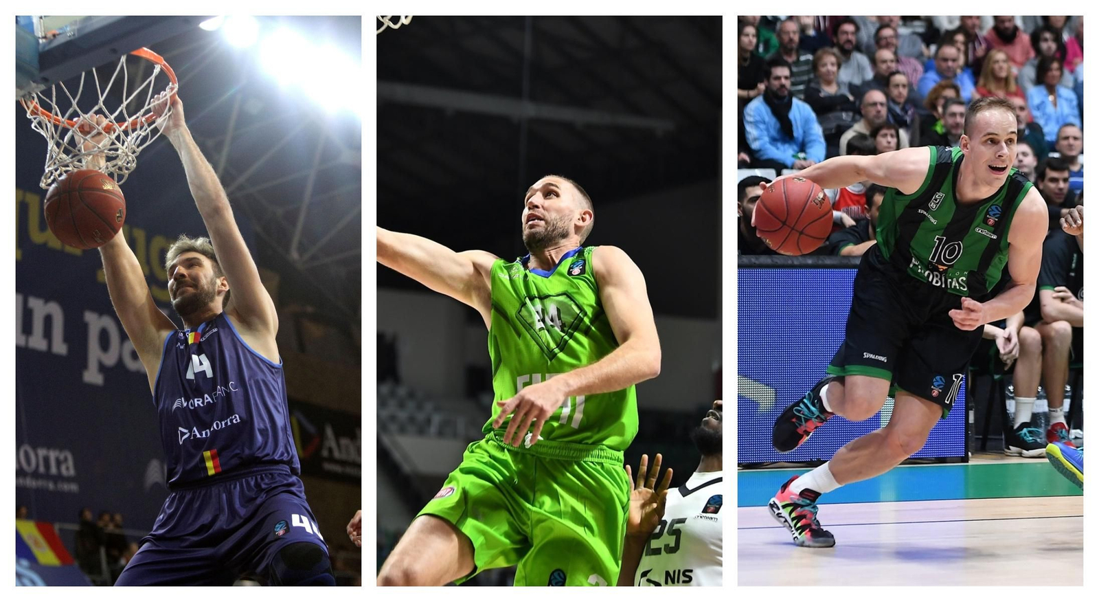 Andorra, Tofa Bursa y Joventut, rivales del Unicaja. Andorra, Tofa Bursa y Joventut, rivales del Unicaja.