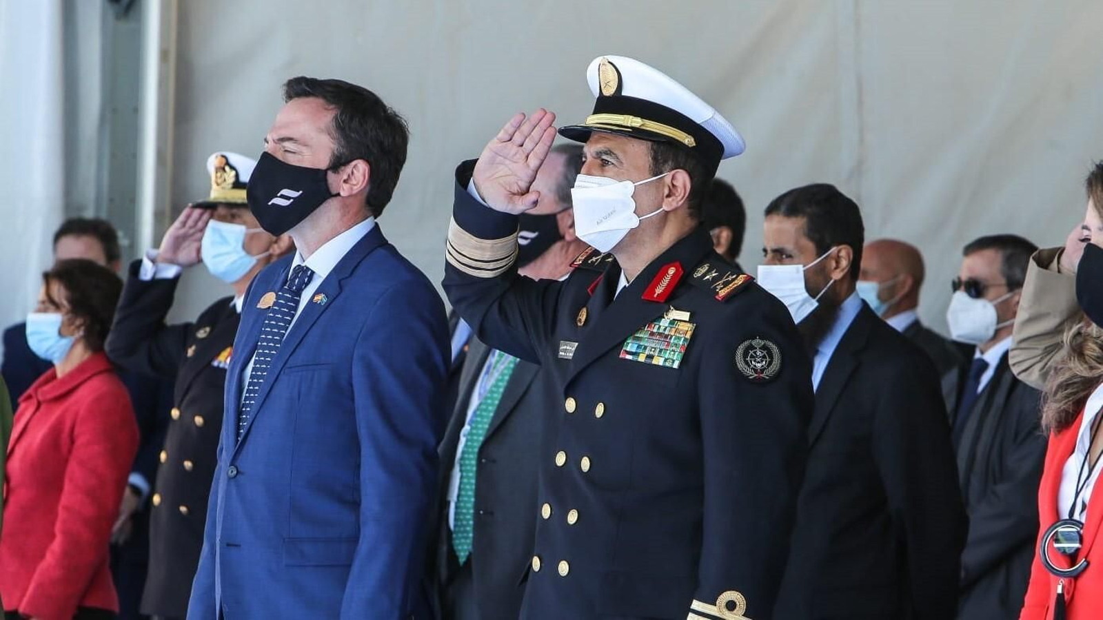 Así ha sido la botadura de la corbeta 'Unayzah' en Navantia San Fernando