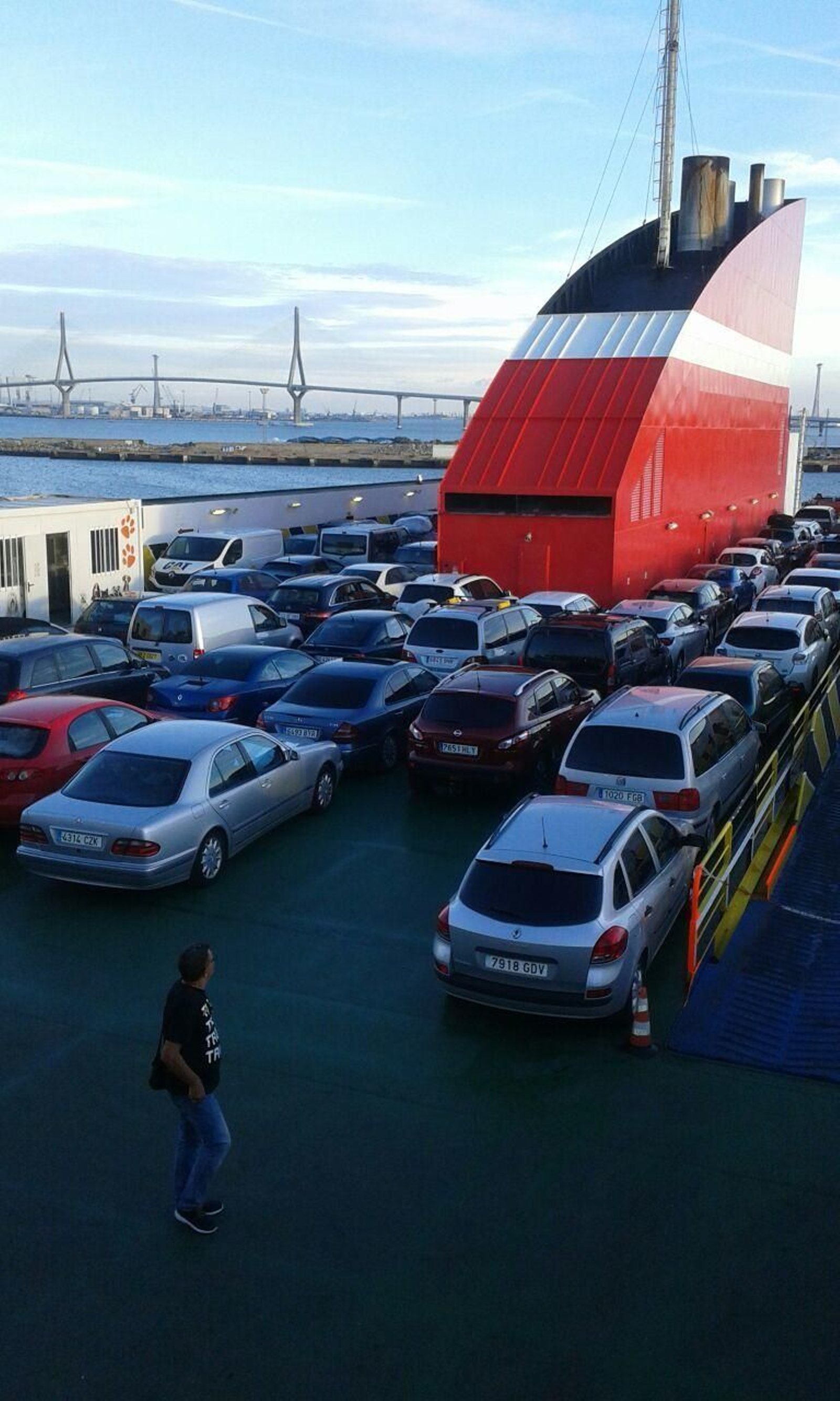 Una imagen del interior del barco, esta tarde.