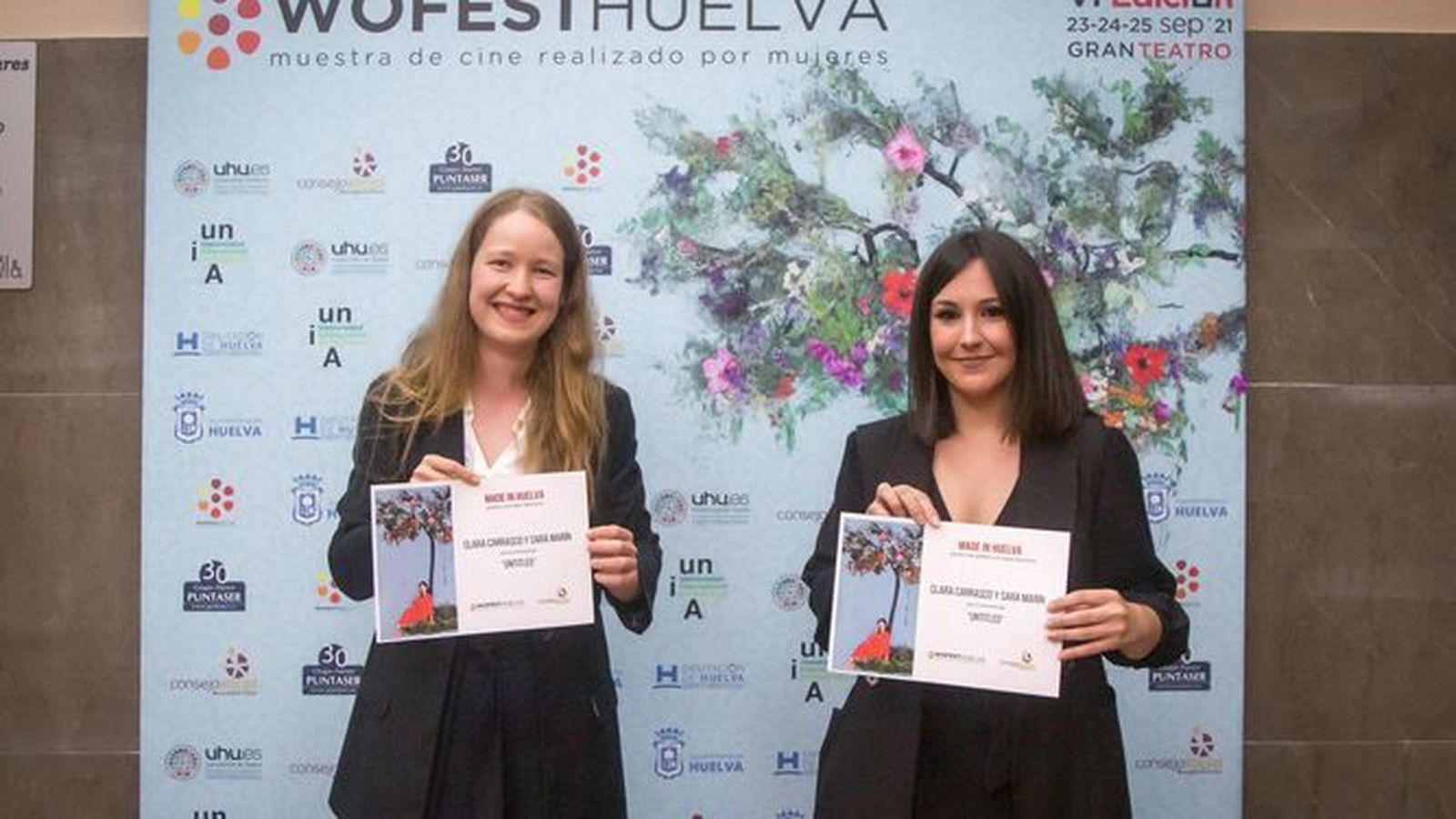 Sara Marín y  Clara Carrasco, ganadoras del WofestHuelva 2021